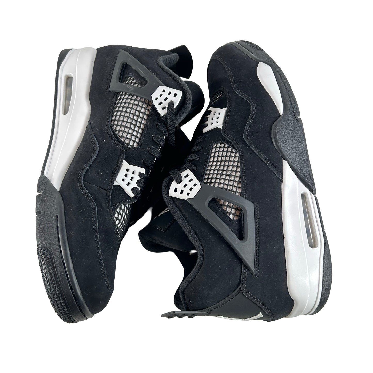 FQ8138 001  Jordan 4 Retro White Thunder [USED] - 15 M (Used) (No Box)