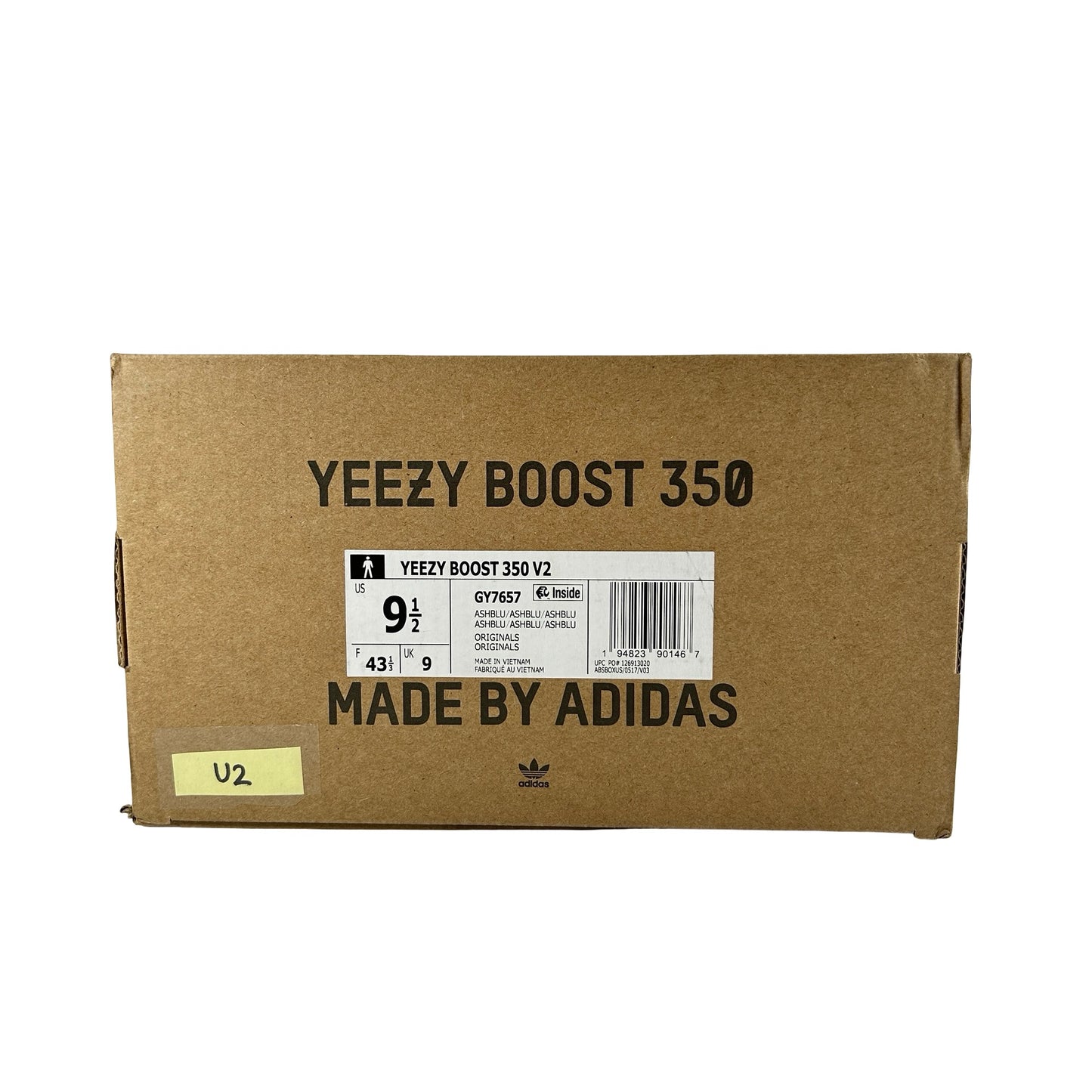 GY7657 adidas Yeezy Boost 350 V2 Ash Blue [USED] - 9.5 M (Used2)