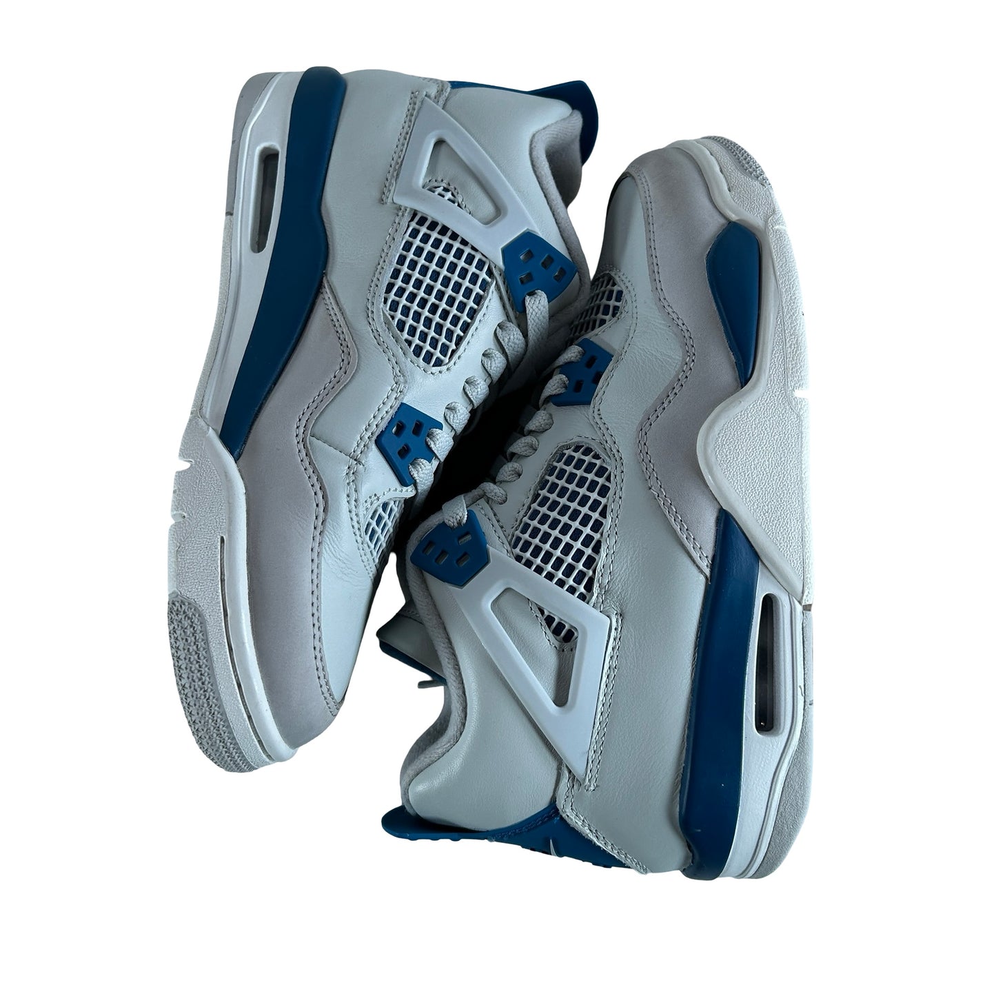 HF4281 141 Jordan 4 Retro Military Blue (2024) (GS) [USED] - 5.5 Y (Used2)