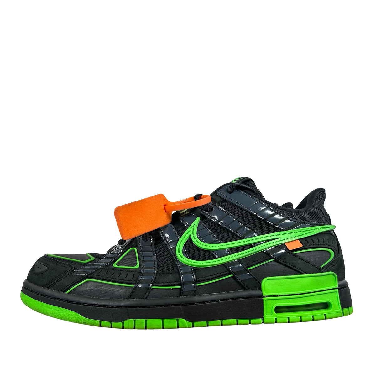CU6015 001 Nike Air Rubber Dunk Off-White Green Strike [USED] - 12 M (Used5)