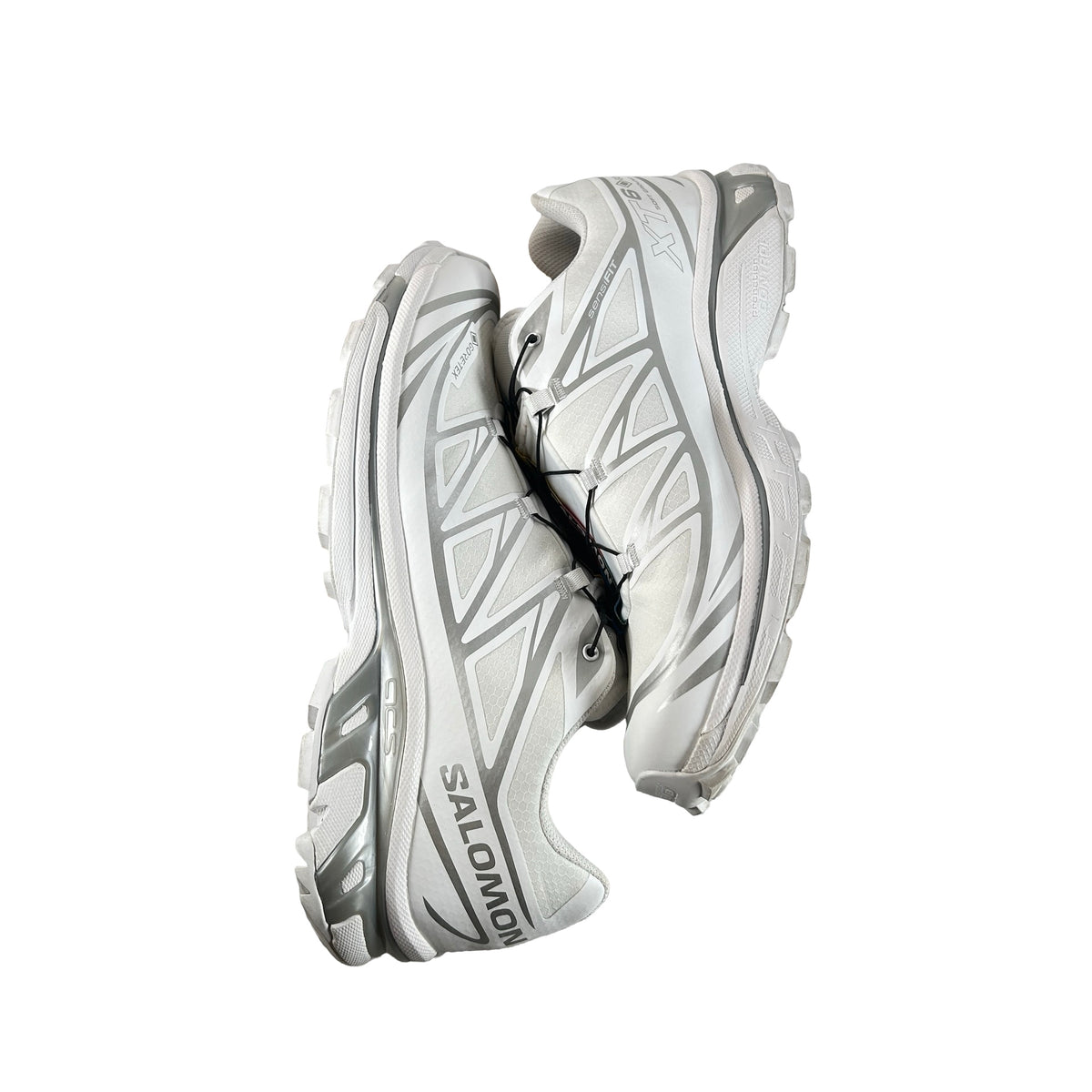 L47581100 Salomon XT-6 White Ftw Silver [USED] - 11.5 M (Used)