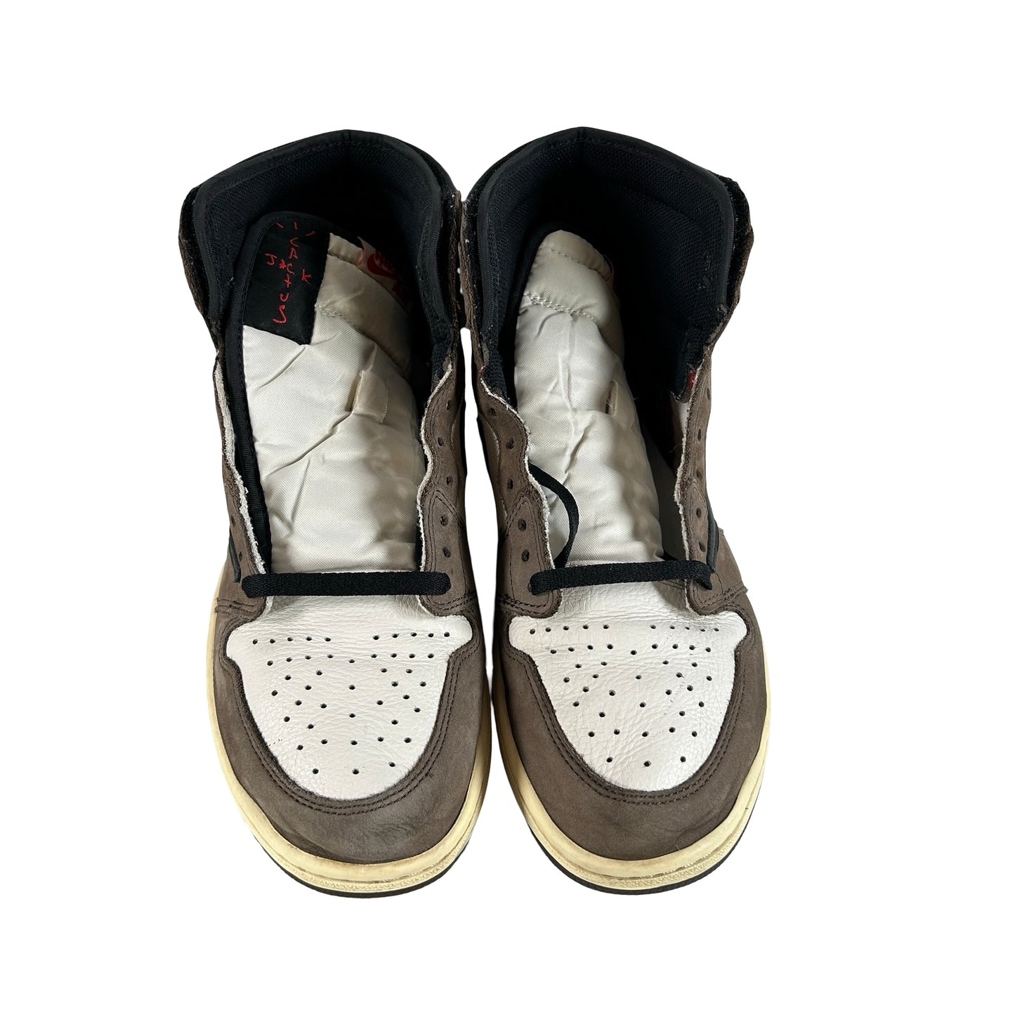 CD4487 100 Jordan 1 Retro High OG SP Travis Scott Mocha [USED] - 10.5 M (Used2)