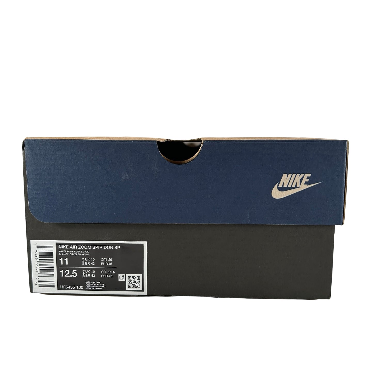HF5455 100 Nike Air Zoom Spiridon Fragment Design White Blue Void [USED] - 11 M (Used)