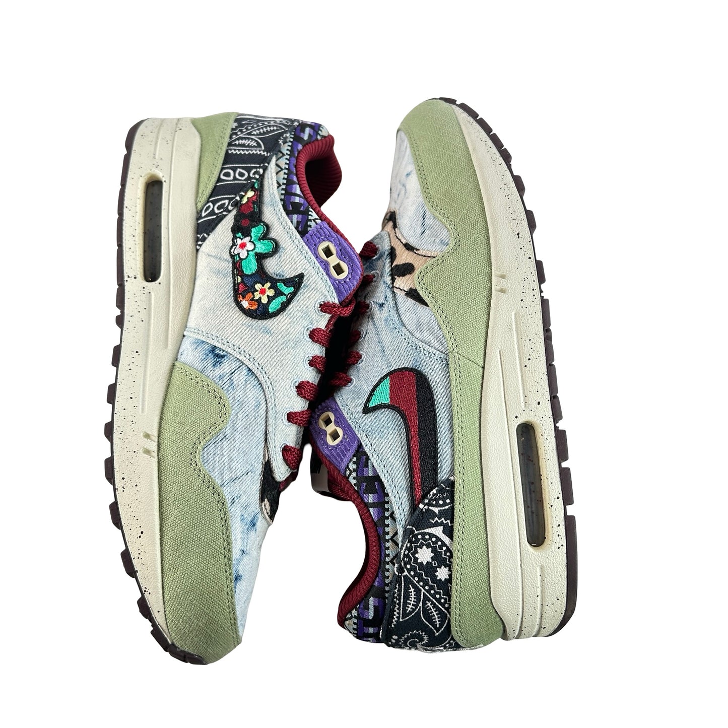 DN1803 300 Nike Air Max 1 Concepts Denim Oliva Lona