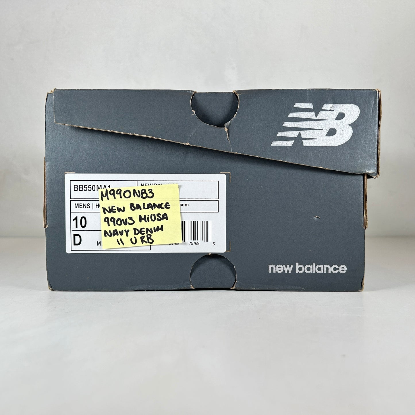 M990NB3 New Balance 990v3 MiUSA Denim azul marino