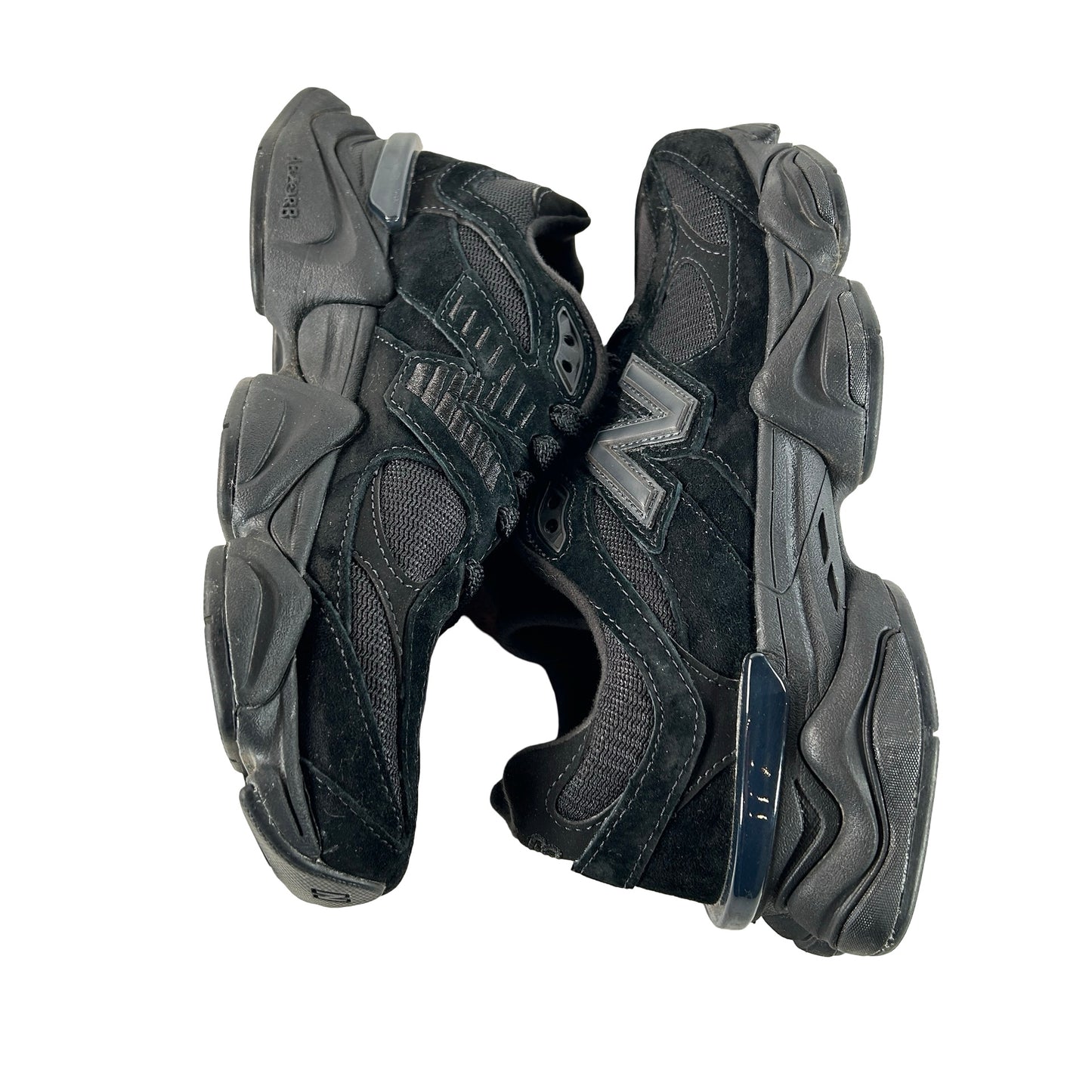 U9060BPM New Balance 9060 Triple Black [USED] - 7.5 M (Used)