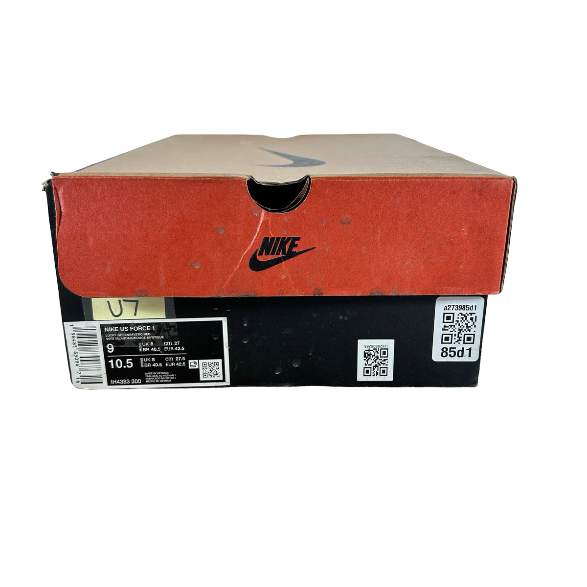 IH4383 300 Nike Air Force 1 Low Lil Yachty Concrete Boys Lucky Green [USED] - 9 M (Used7)