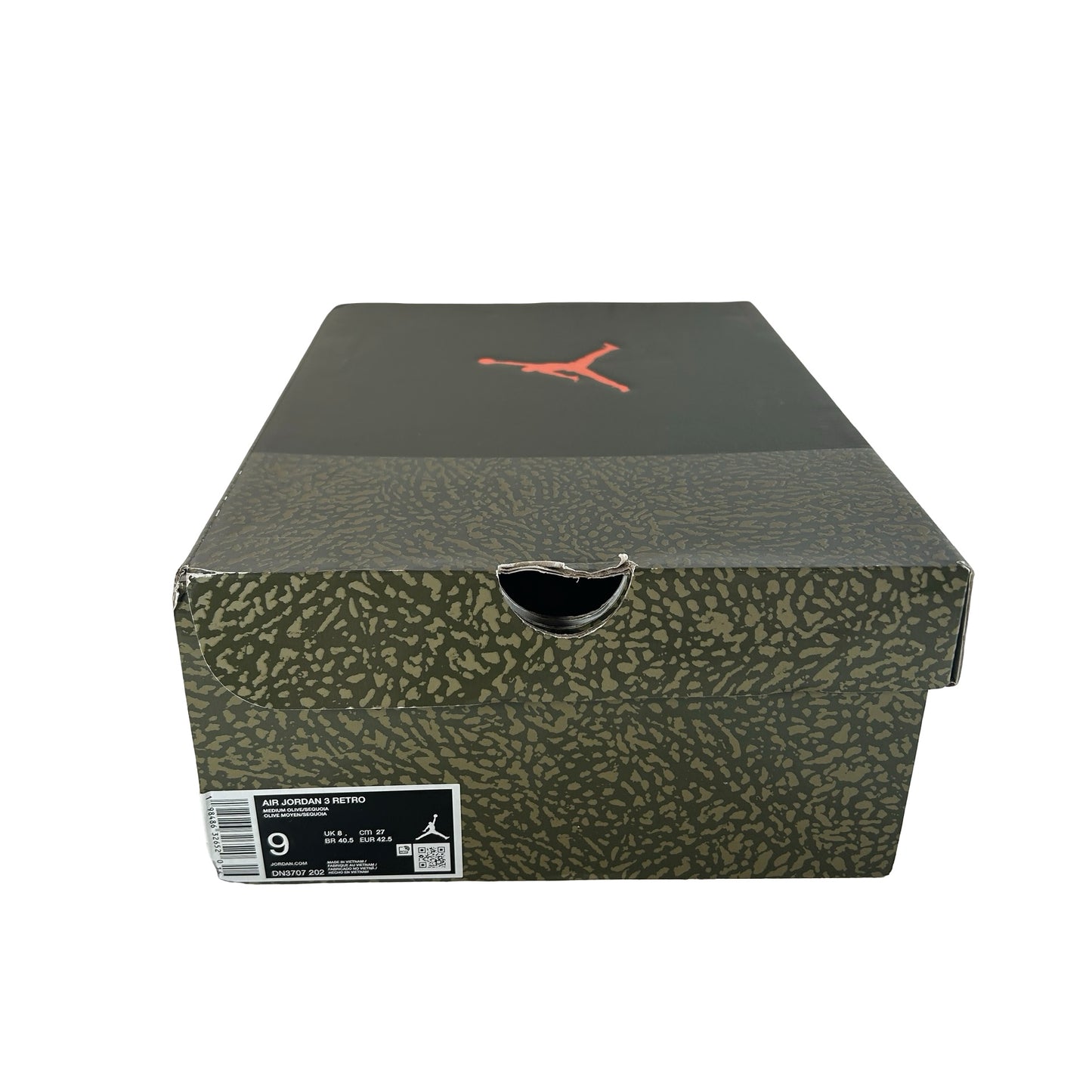 DN3707 202 Jordan 3 Retro Family Affair [USED] - 9 M (Used)