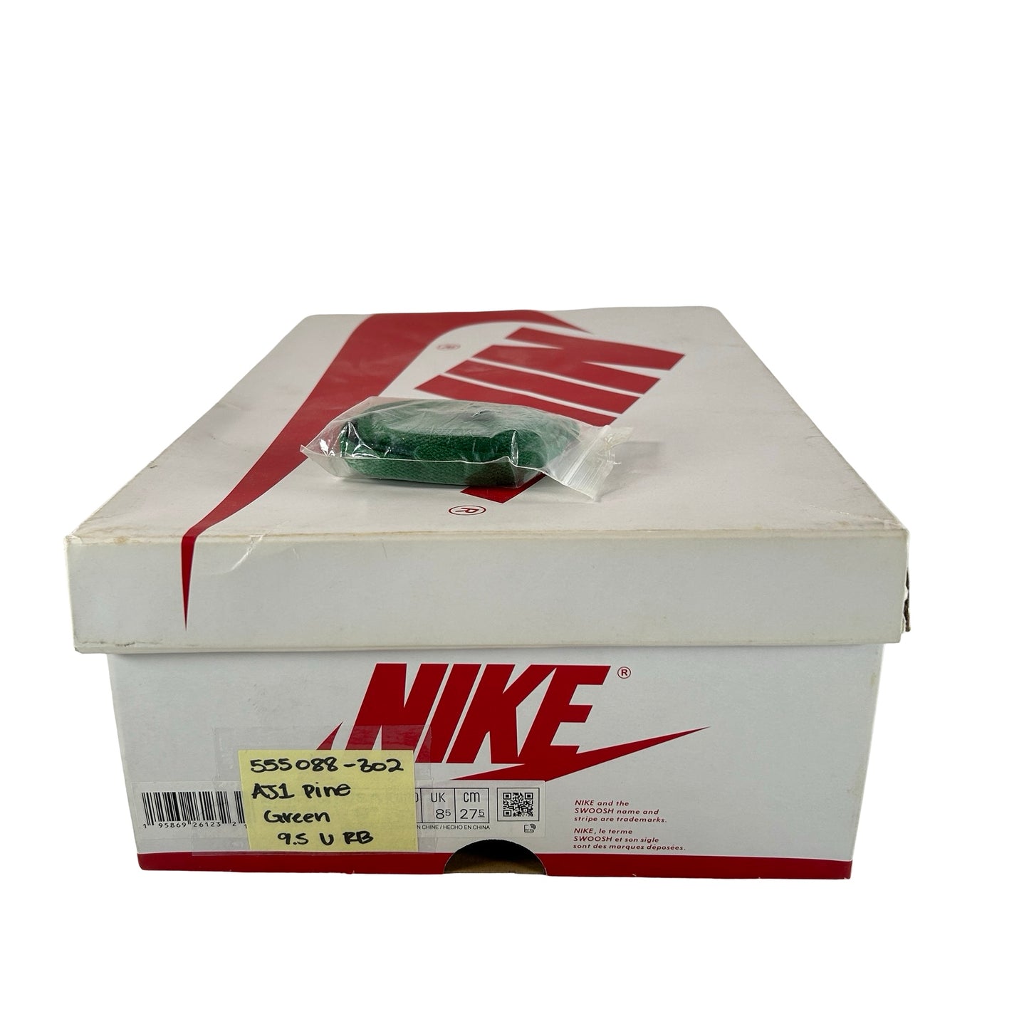 555088 302 Jordan 1 Retro High Pine Green [USED] - 9.5 M (Used) (Replace Box)