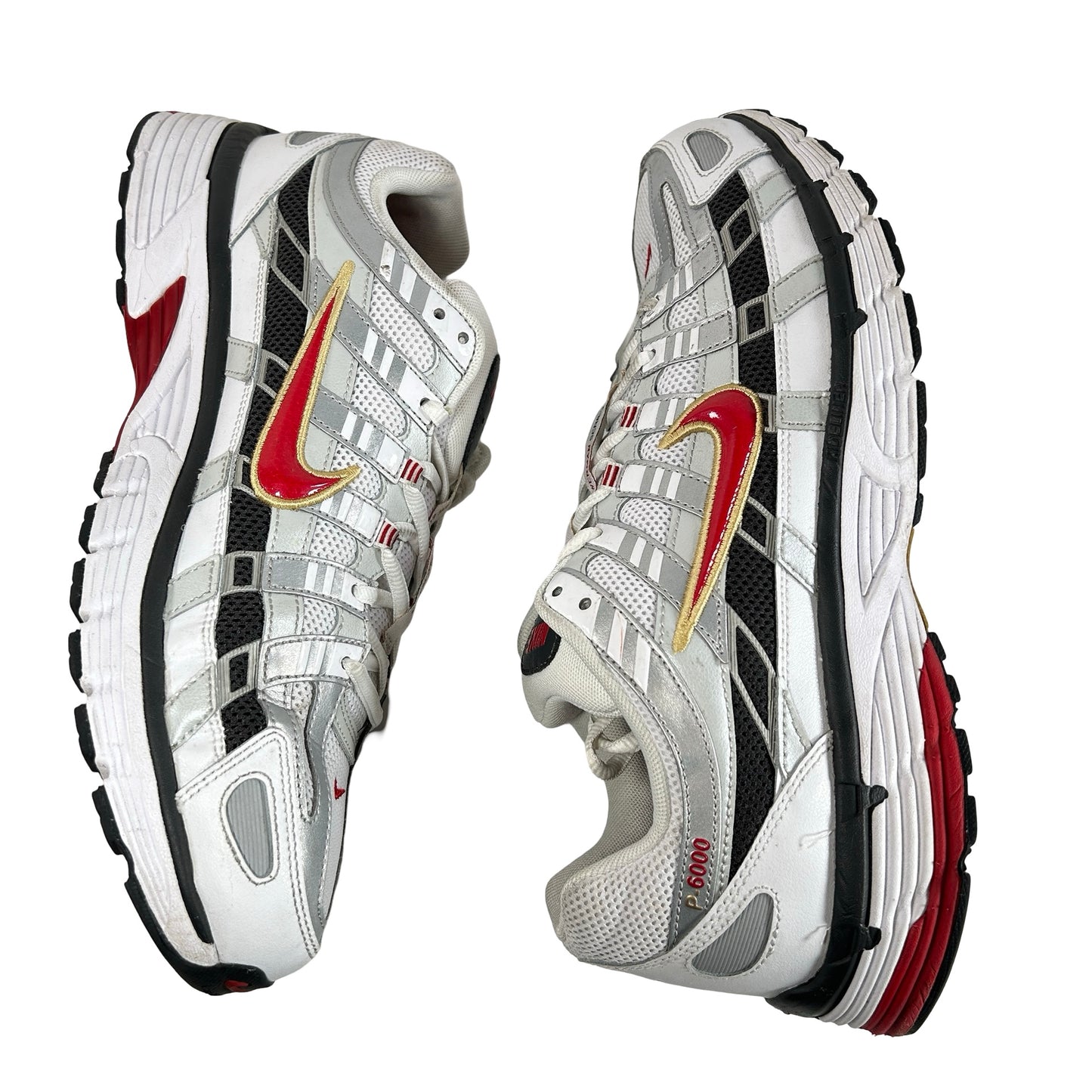 CD6404 102 Nike P-6000 Platinum Varsity Red [USED] - 13 M (Used) (No Box)