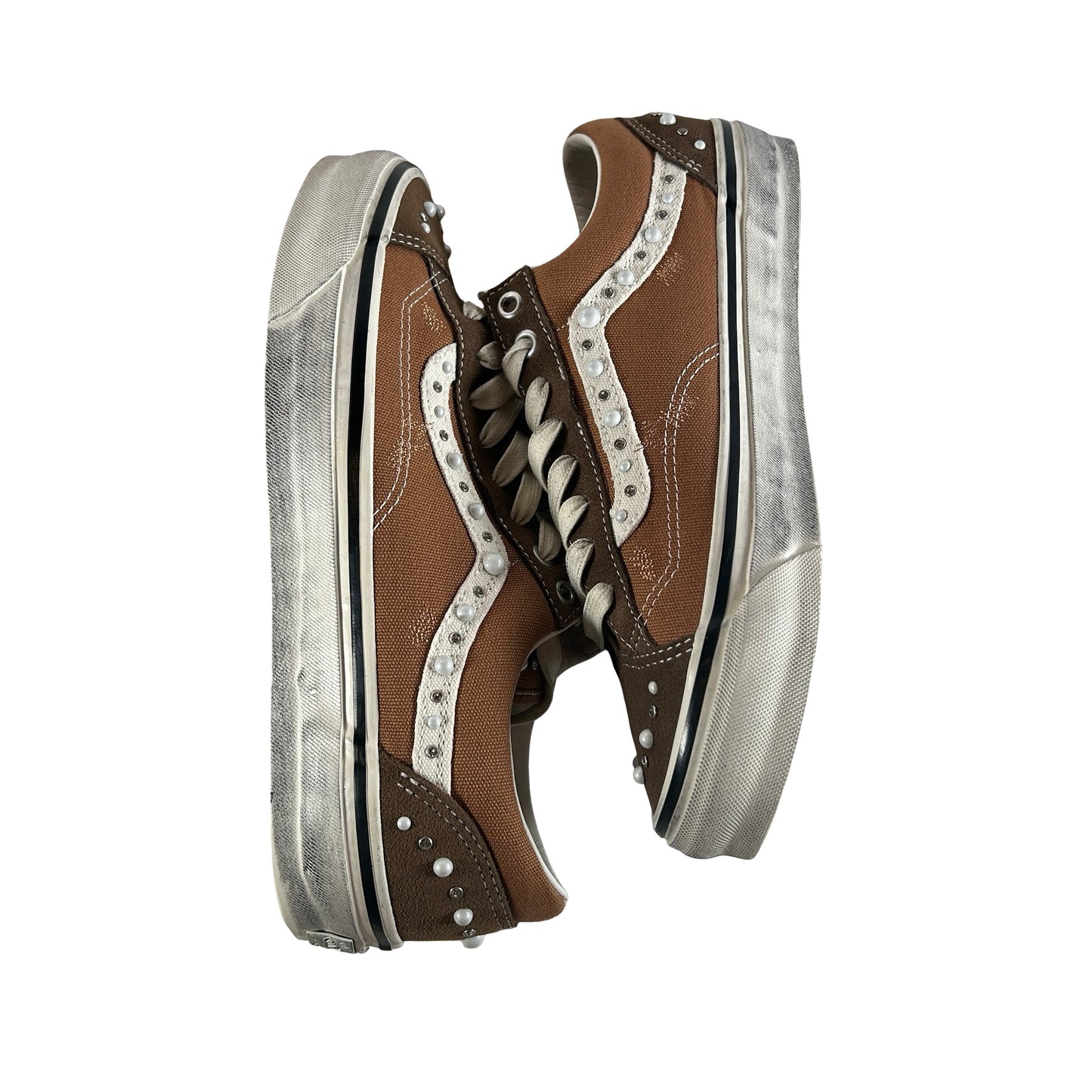 VN000E8VFST Vans LX Old Skool 36 Pearlized Pack Vintage Cocoa Brown [USED] - 9 M (Used)