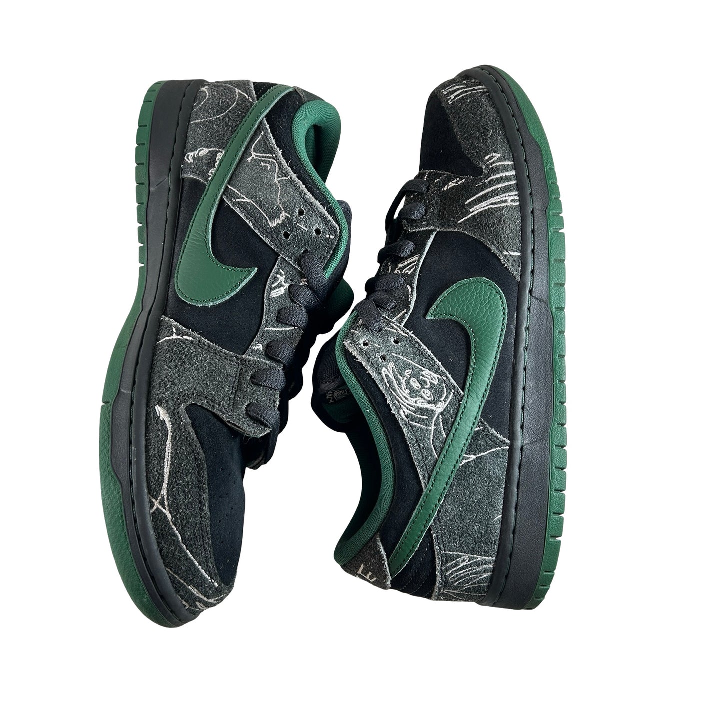 HF7743 001 Nike SB Dunk Low There Skateboards [USED] - 10 M (Used)