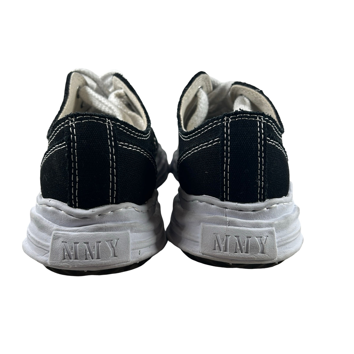 AO5FW702 Maison Mihara Yasuhiro Hank OG Sole Canvas Low Black [USED] - 40 EU / 7 M (Used)