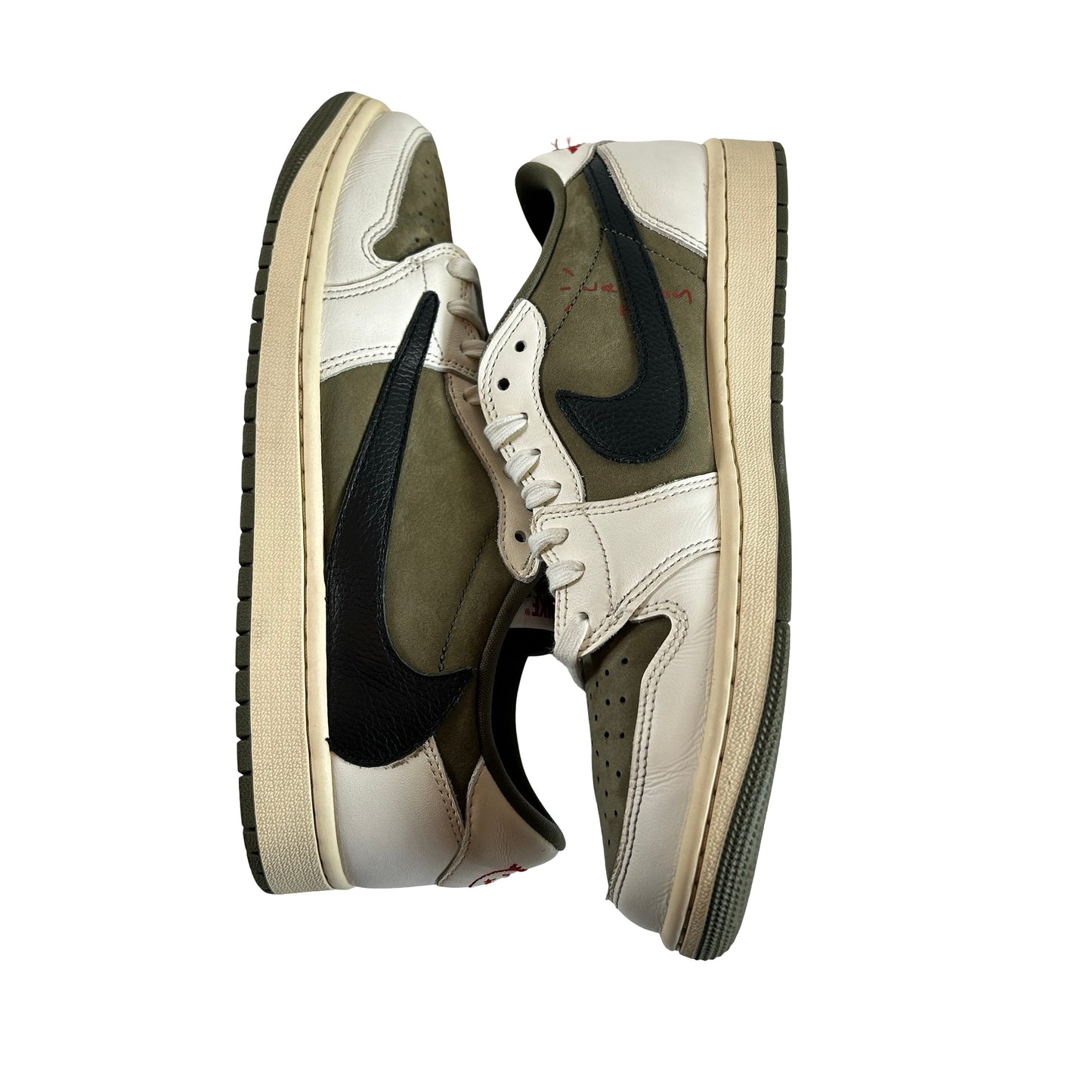 DM7866 200 Jordan 1 Retro Low OG SP Travis Scott Medium Olive [USED] - 10 M (Used6)