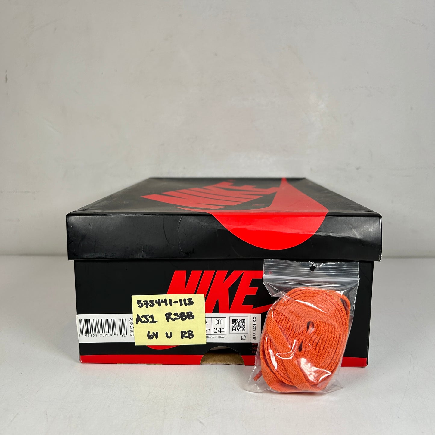 575441 113 Jordan 1 Retro Reverse Shattered Backboard (GS) [USED] - 6 Y (Used) (Replace Box)