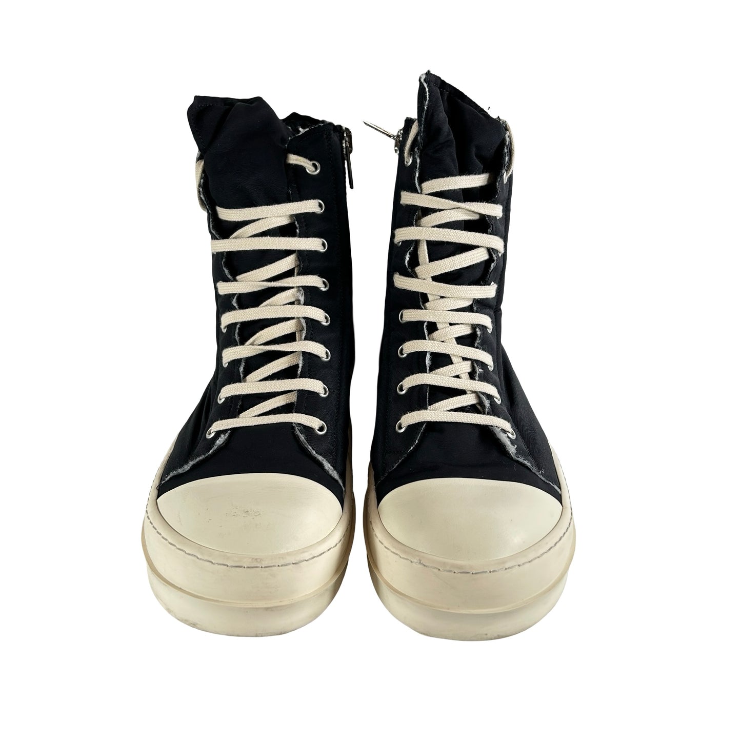 DU02A3800 Rick Owens DRKSHDW Gethsemane Padded High 'Black Milk' [USED] - 45 (Used)