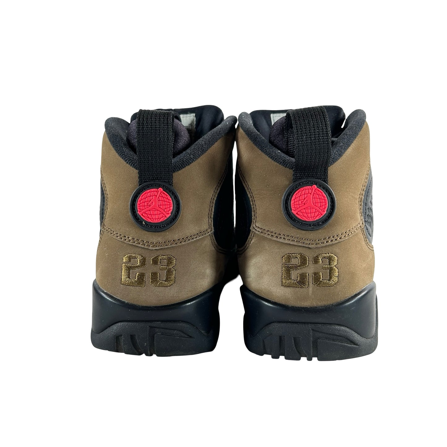 HV4794 030 Air Jordan 9 Retro Olive (2024) [USED] - 9.5 M (Used10)