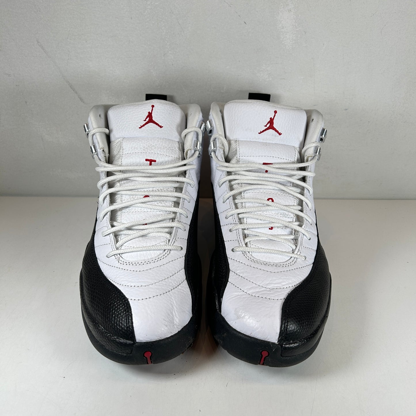 CT8013 162 Air Jordan 12 Red Taxi [USED] - 11 M (Used)