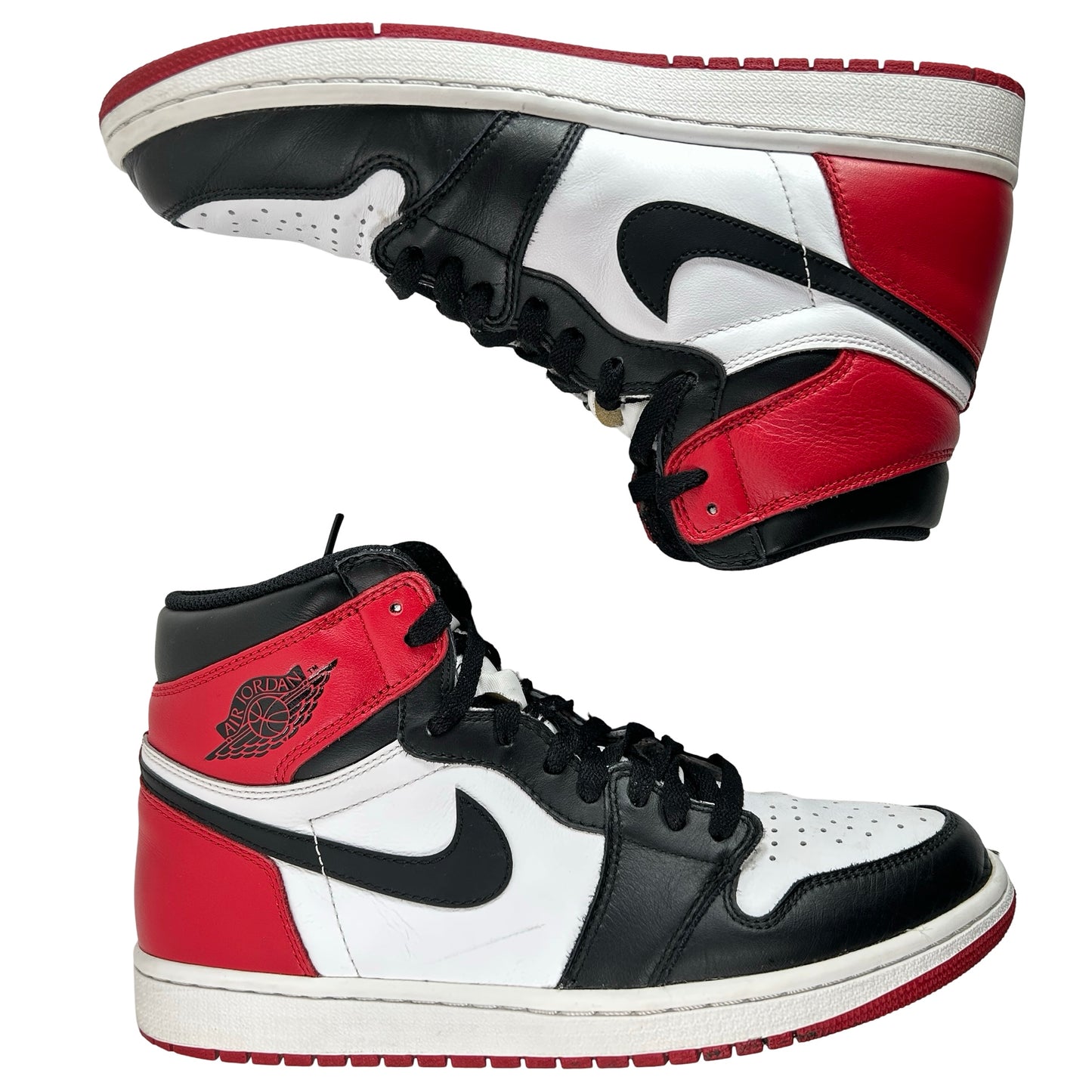 555088 125 Jordan 1 Retro Black Toe (2016) [USED] - 10 M (Used)