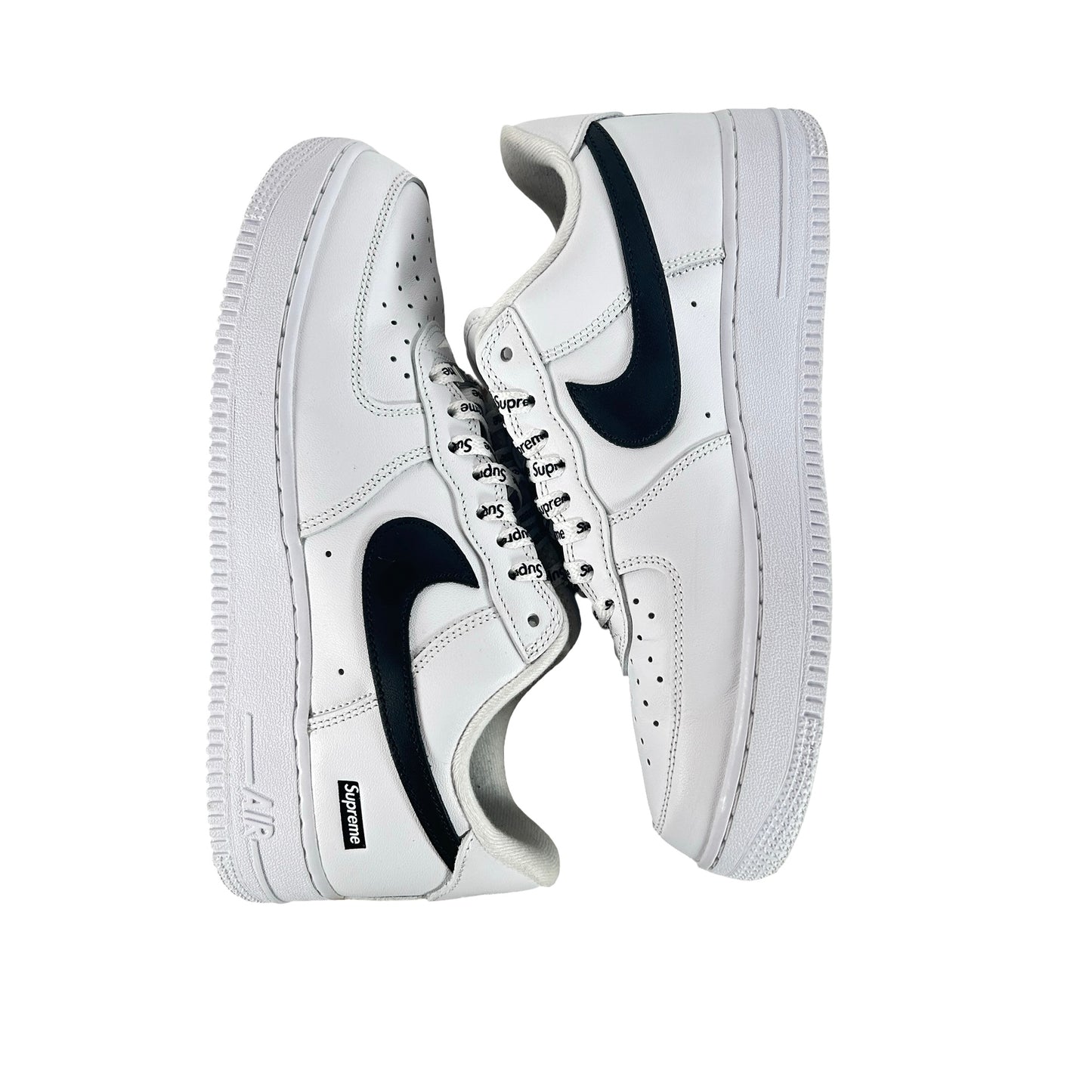 CU9225 102 Nike Air Force 1 Low Supreme White Black [USED] - 8 M (Used2)