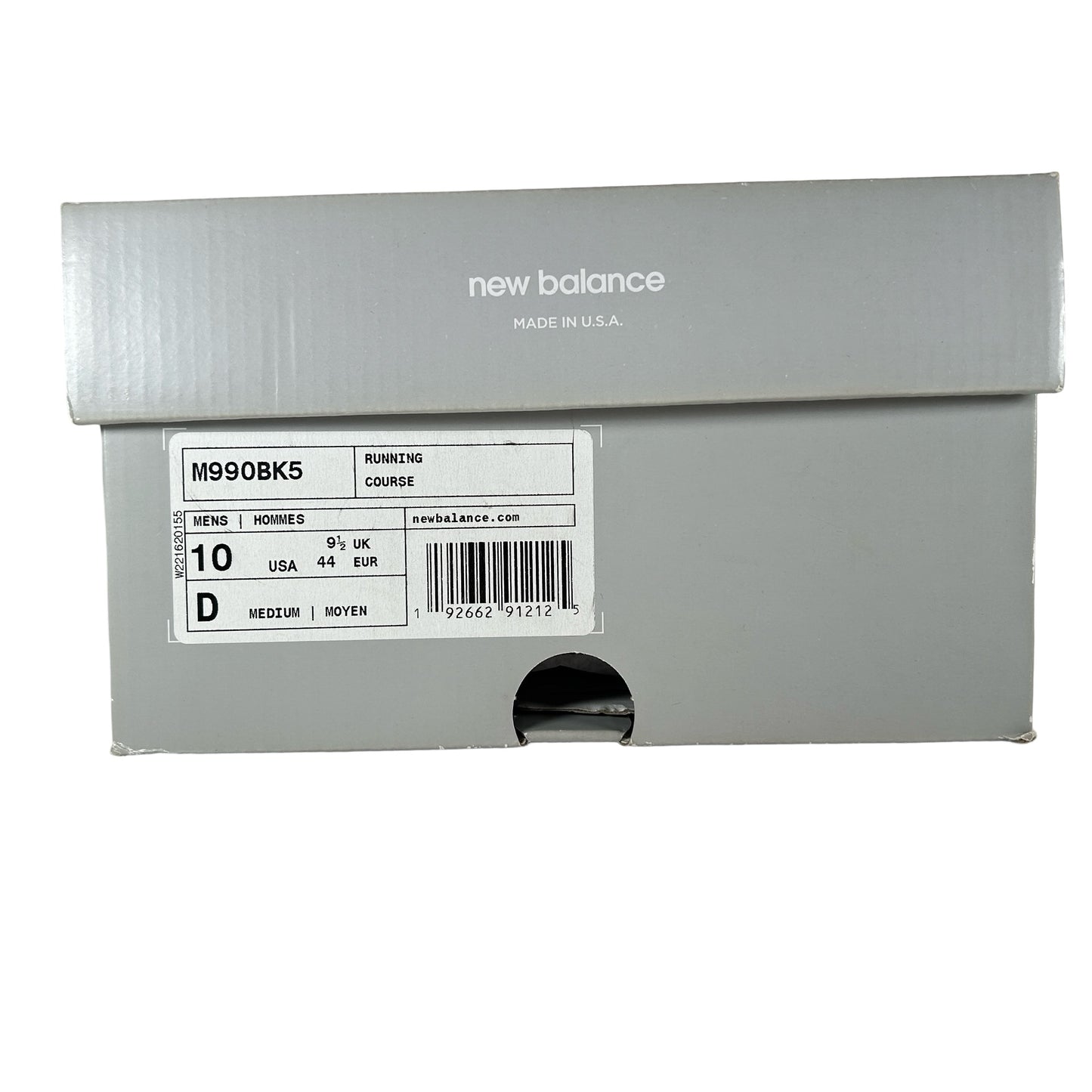 M990BK5 New Balance 990v5 Black [USED] - 10 M (Used)