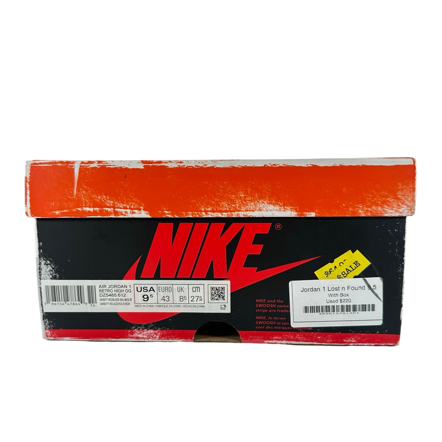 DZ5485 612 Jordan 1 Retro High OG Chicago Lost And Found [USED] - 9.5 M (Used5)