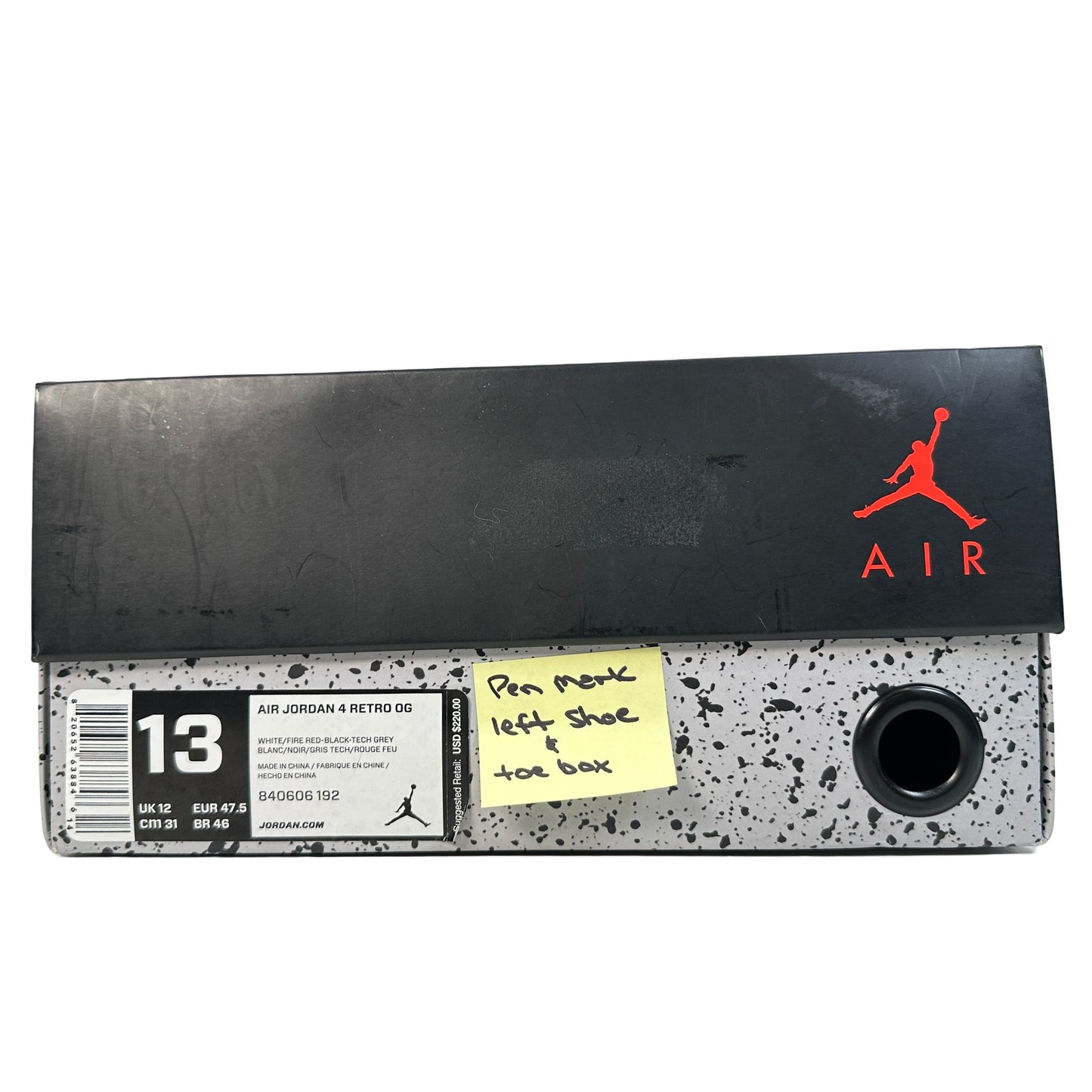 840606 192 Jordan 4 Blanco Cemento