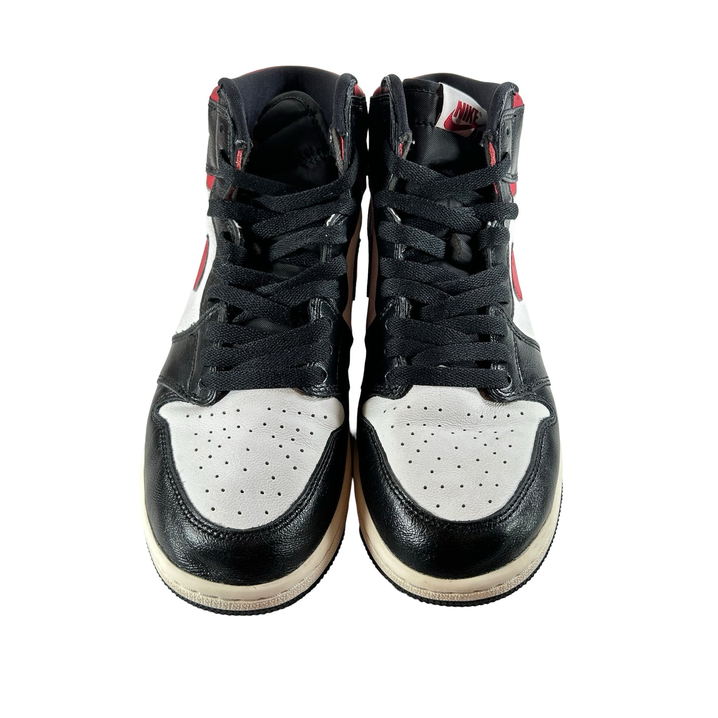 575441 061 Jordan 1 Retro High Black Gym Red (GS) [USED] - 7 Y (Used)