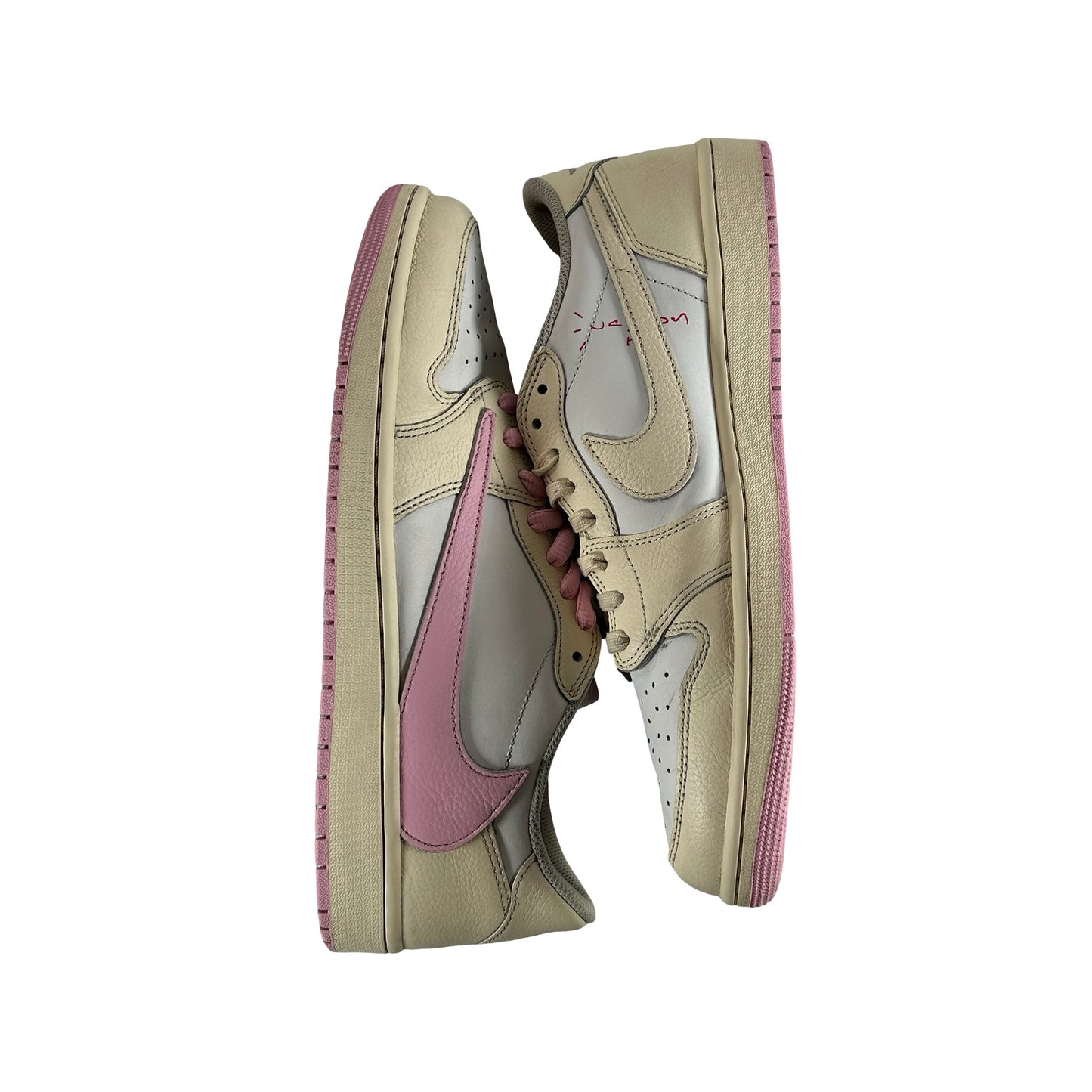 IQ7604 100 Jordan 1 Retro Low OG SP Travis Scott Shy Pink [USED] - 12 M (Used)
