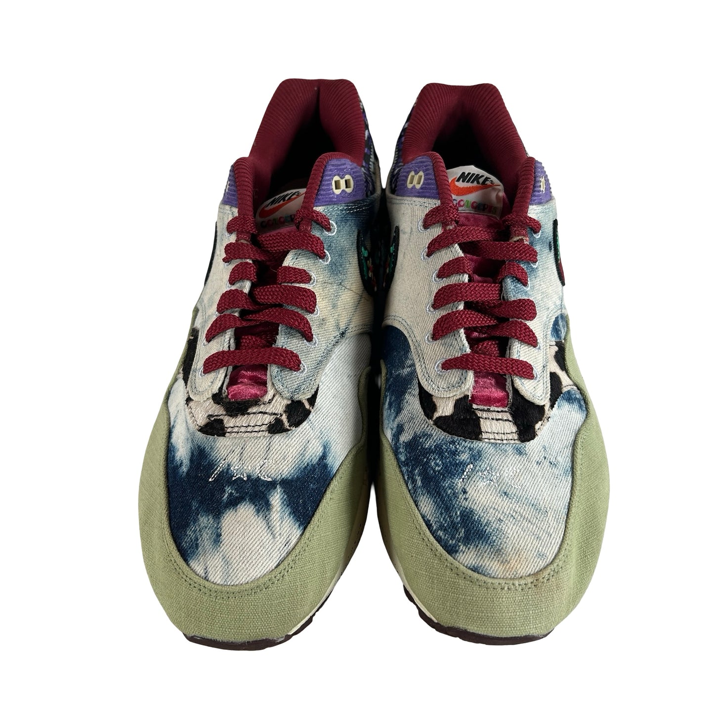 DN1803 300 Nike Air Max 1 Concepts Denim Oliva Lona