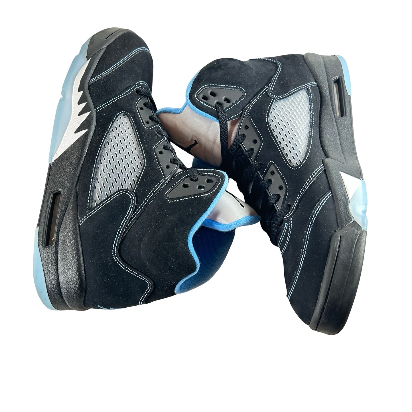 DD0587 008 Jordan 5 Retro Black University Blue (2026) [USED] - 12 M (Used3)