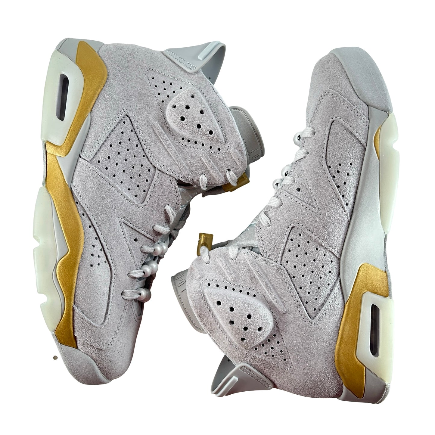 DQ4914 074 Jordan 6 Retro Craft Paris Olympics Pearl (Women's) [USED] - 10.5 W (Used)