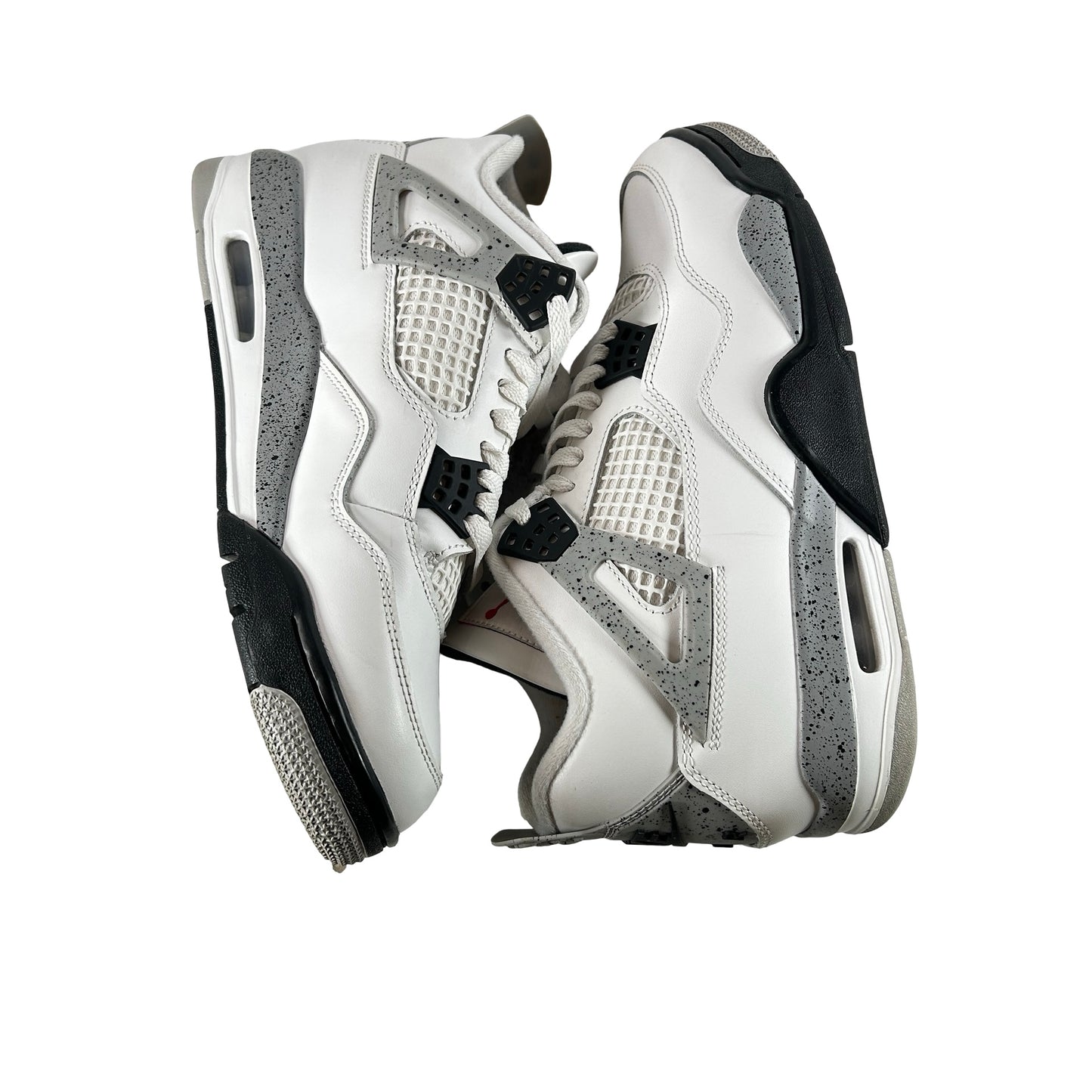 FV5029 100 Jordan 4 Retro White Cement (2025) [USED] - 9 M (Used) (No Box)