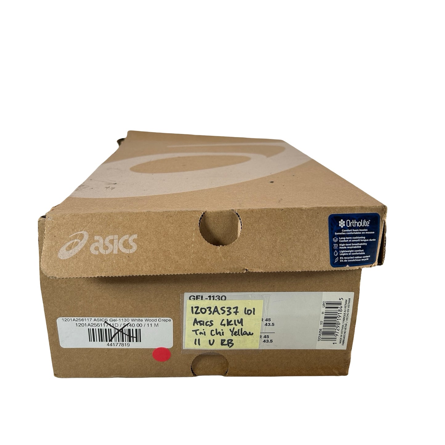 1203A537 101 ASICS GEL-Kayano 14 Tai Chi Yellow [USED] - 11 M (Used) (Replace Box)