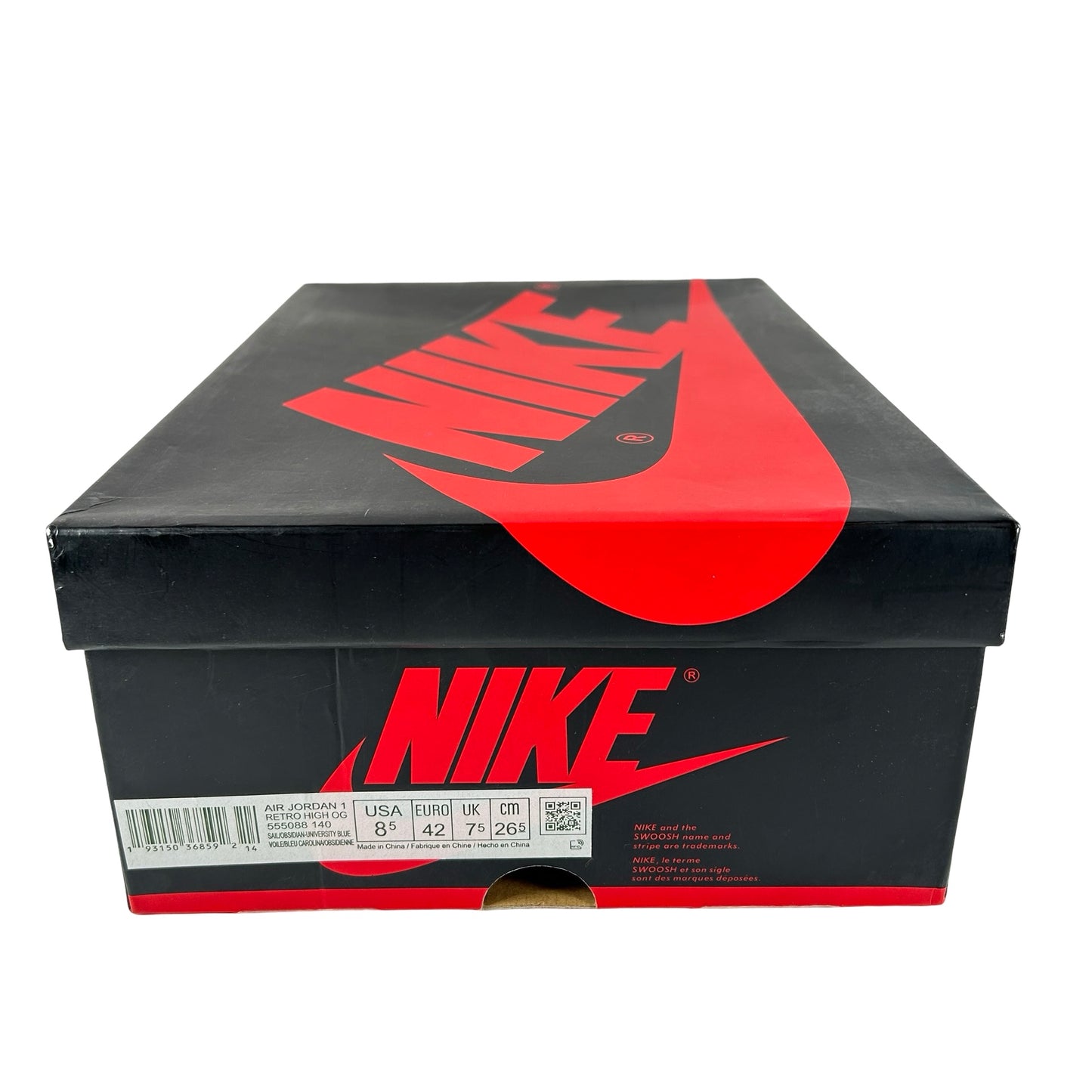 555088 140 Jordan 1 Obsidian UNC [USED] - 8.5 M (Used)