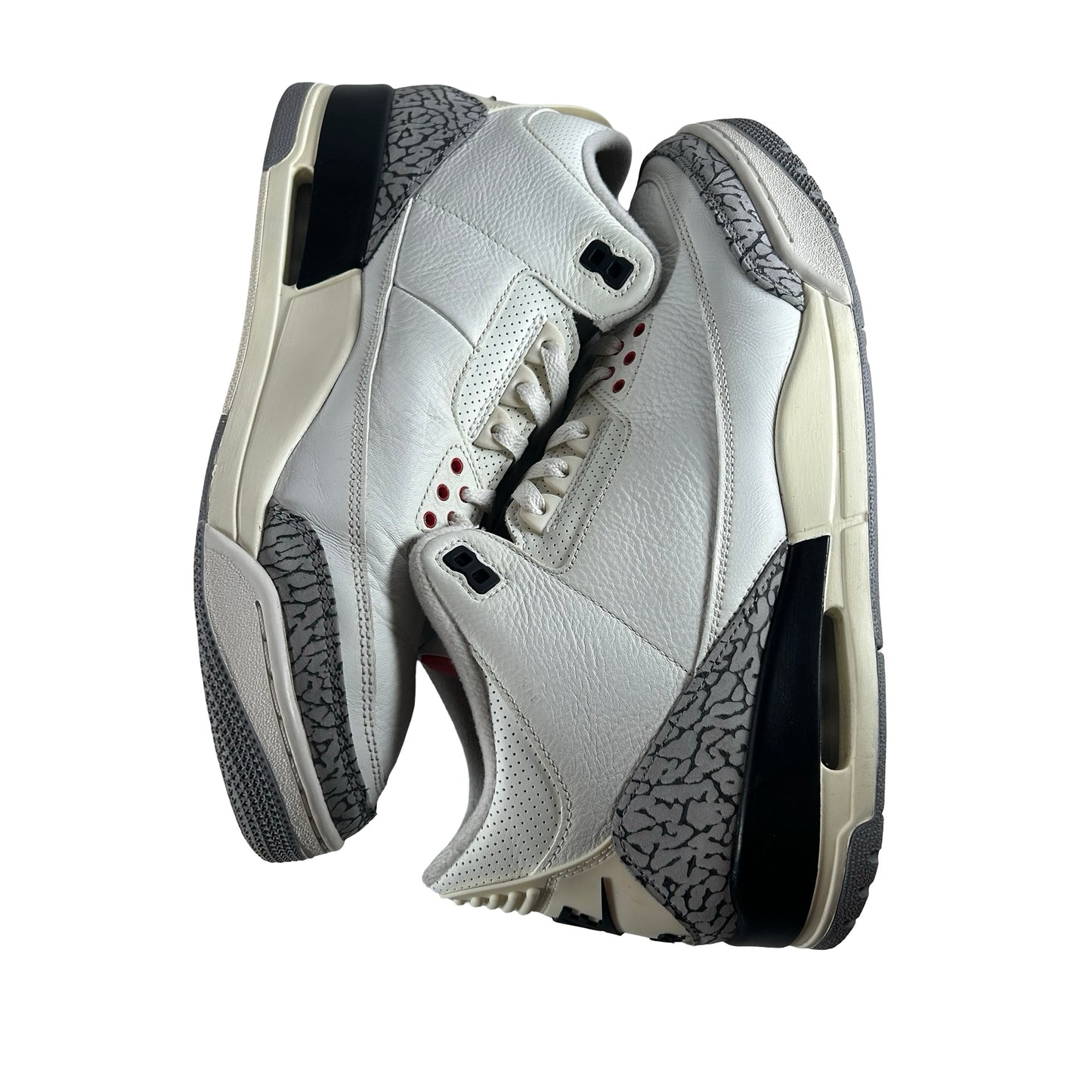 DN3707 100 Jordan 3 Retro White Cement Reimagined [USED] - 12 M (Used4) (Replace Box4)