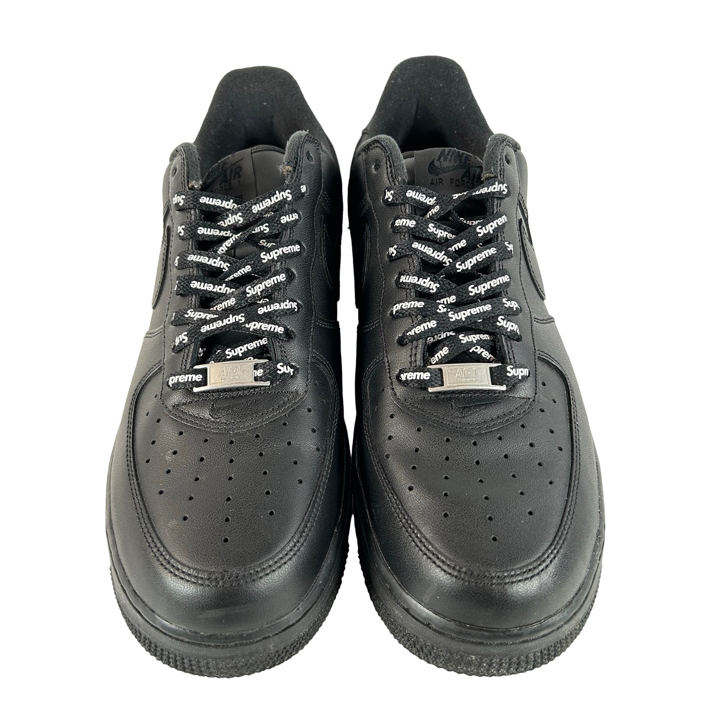CU9225 001 Air Force 1 Low Supreme Black [USED] - 9 M (Used2)