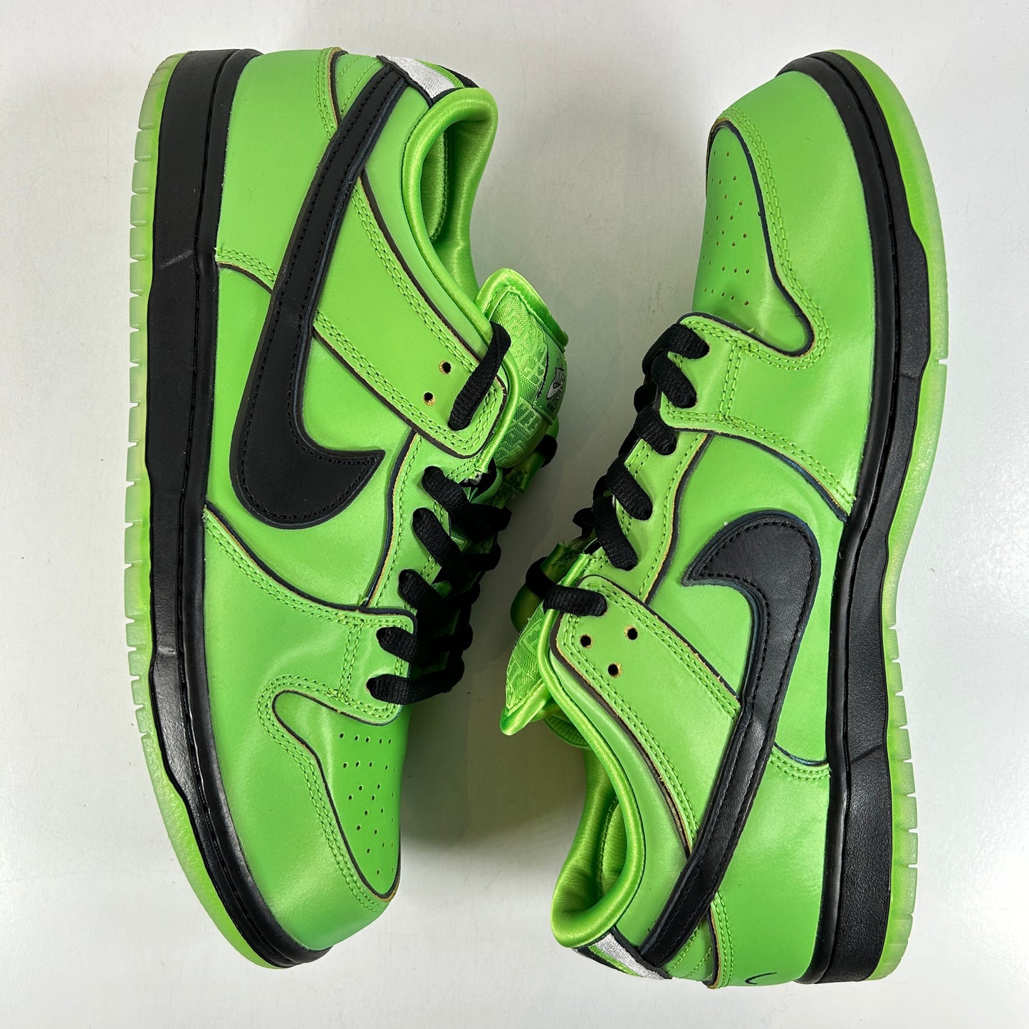 FZ8319 300 Nike SB Dunk Low The Powerpuff Girls Buttercup [USED] - 11 M (VNDS) (No Box)