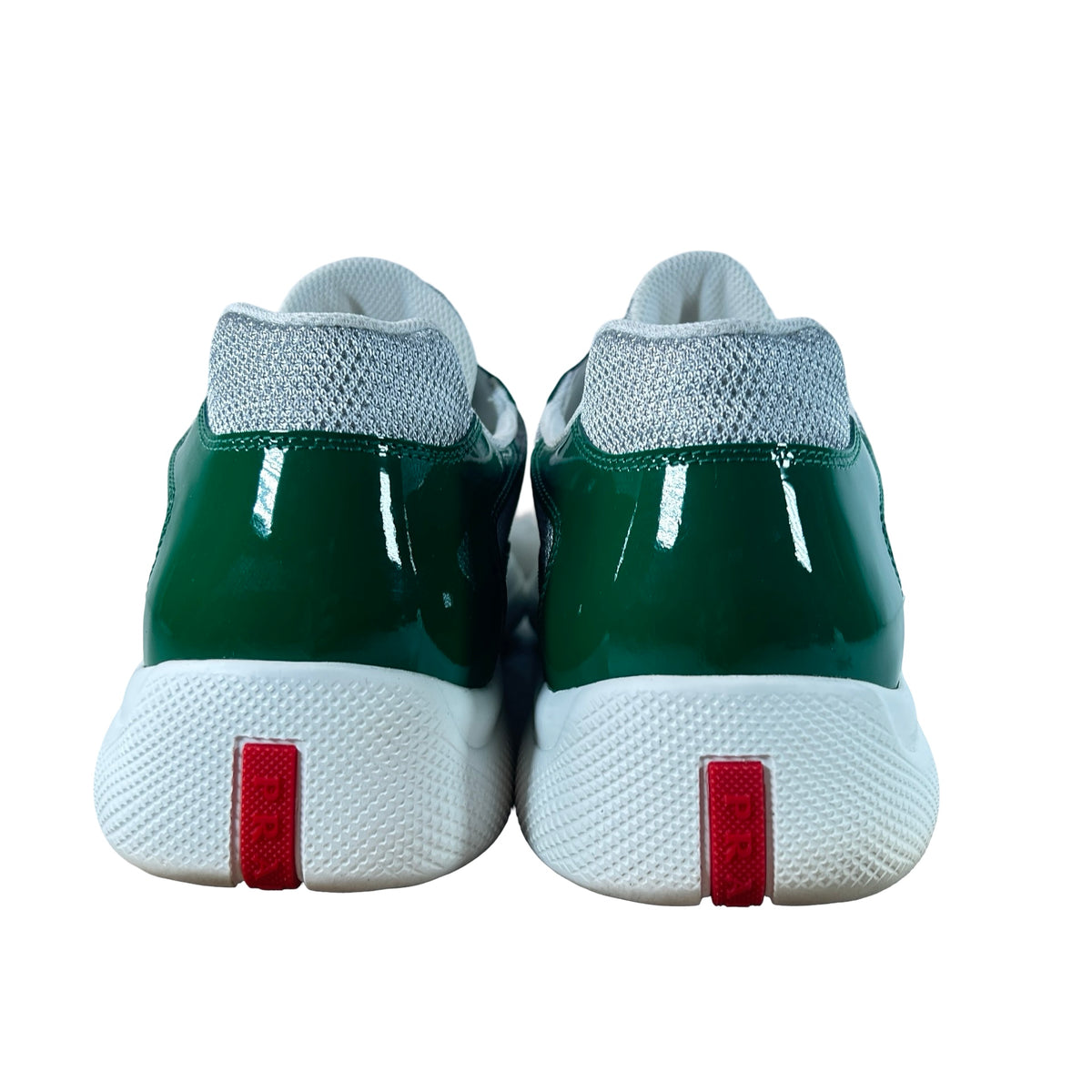 Prada America's Cup Green Silver [USED] - PRADA 12 / 13 US M (Used) (No Box)