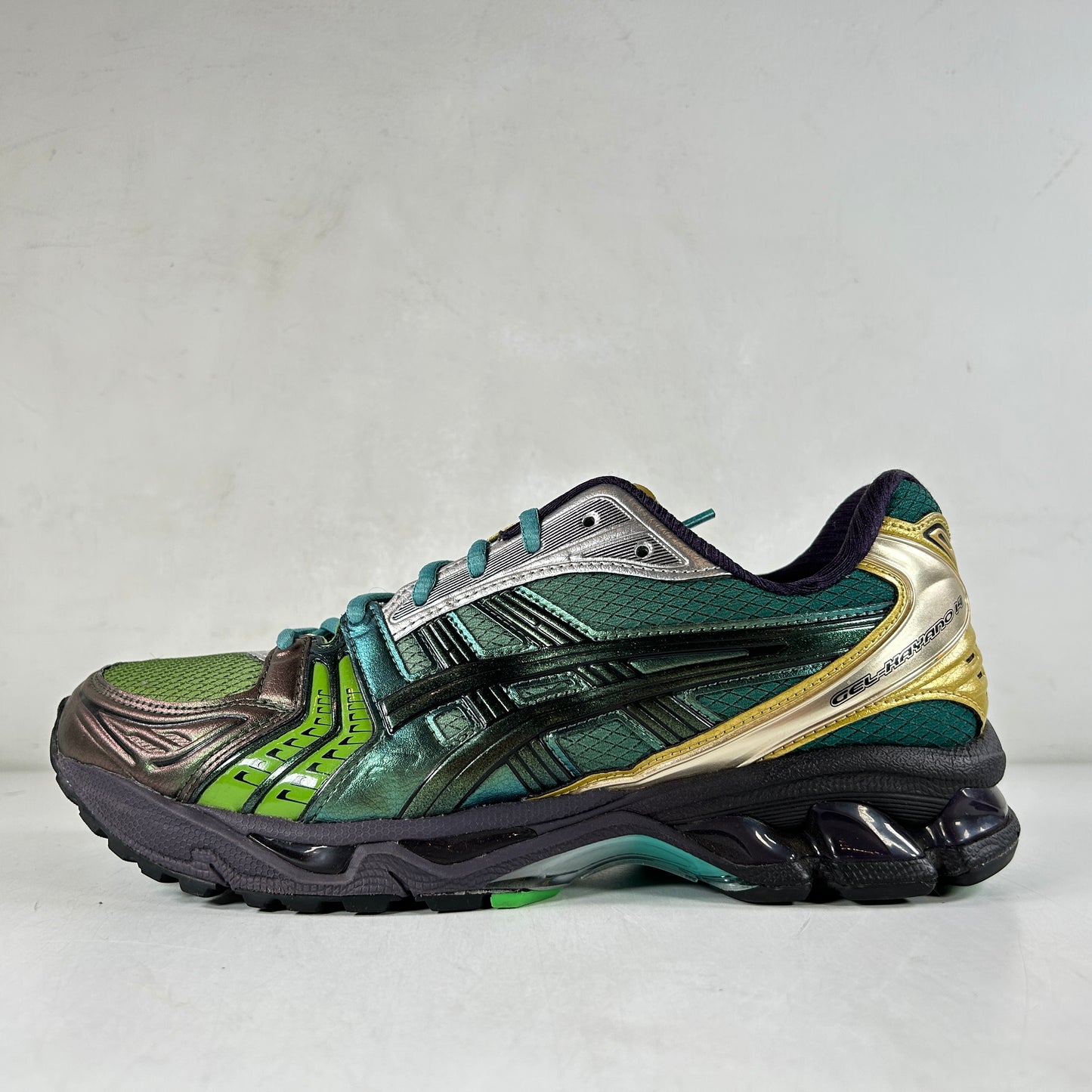 1203A639 300 ASICS Gel-Kayano 14 P. Andrade Gradation Green [USED] - 8.5 M (Used)