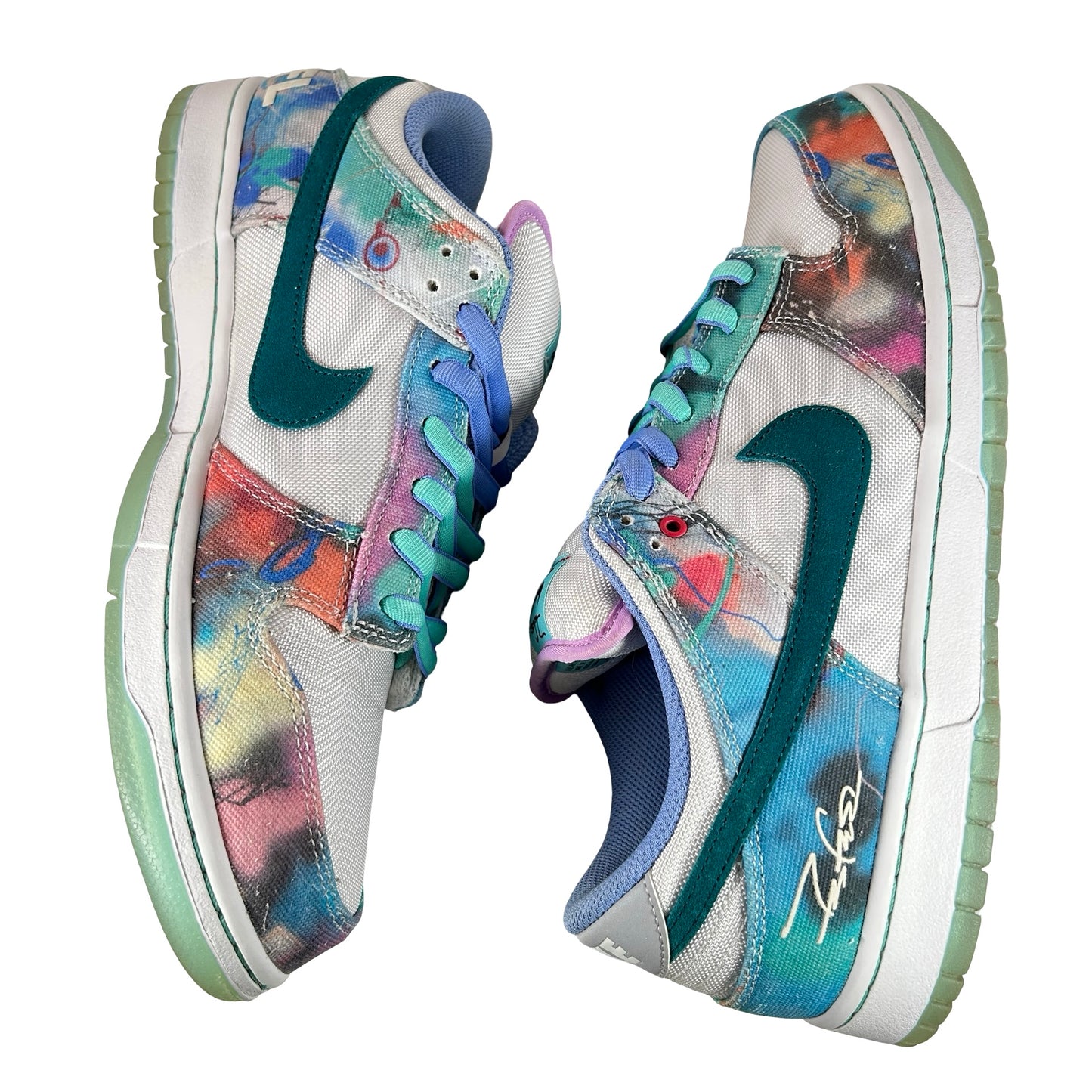 HF6061 400 Nike SB Dunk Low Futura Laboratories Bleached Aqua [USED] - 12 M (Used3)