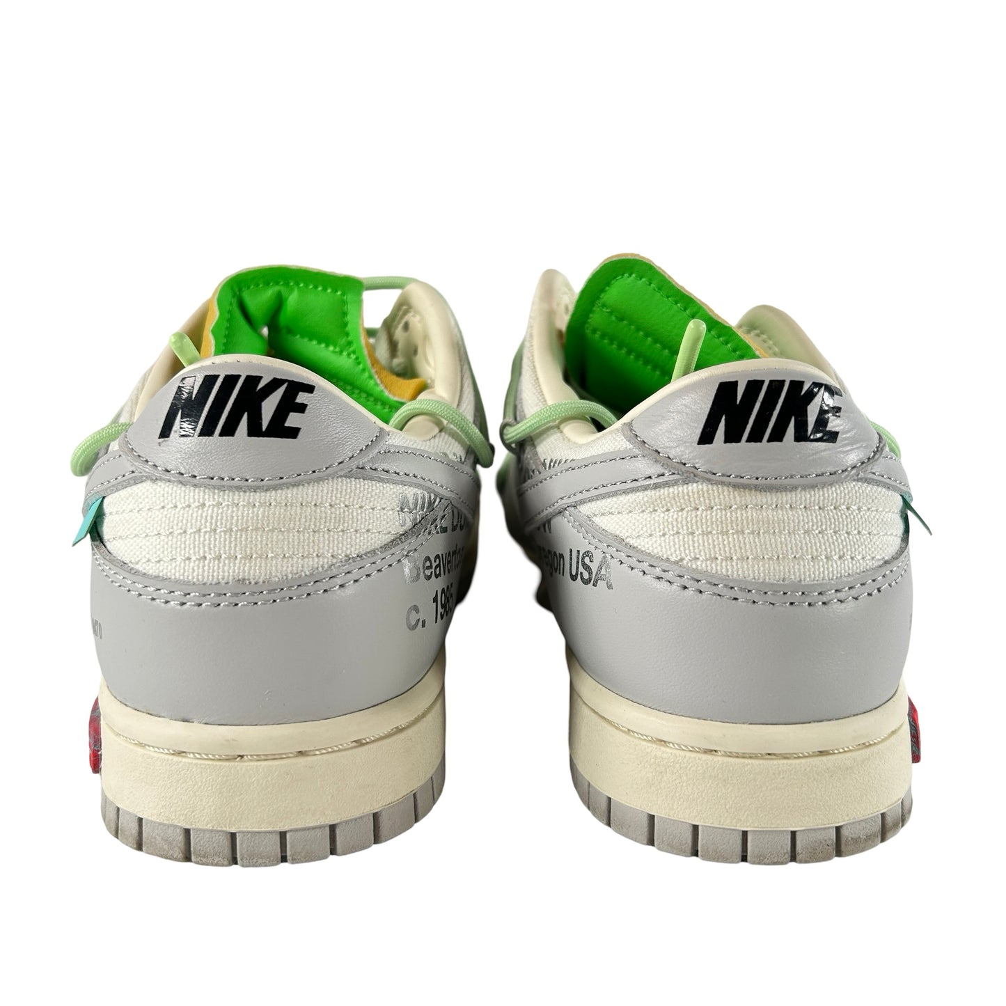 DM1602 108 Nike Dunk Low Off-White Lot 7 [USED] - 8.5 M (Used)