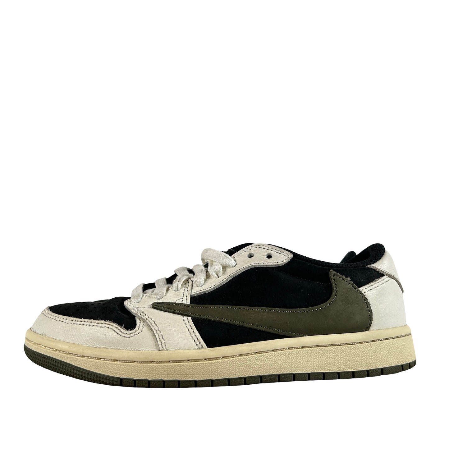 DZ4137 106 Jordan 1 Retro Low OG SP Travis Scott Olive (W) [USED] - 7 W (Used) (No Box)