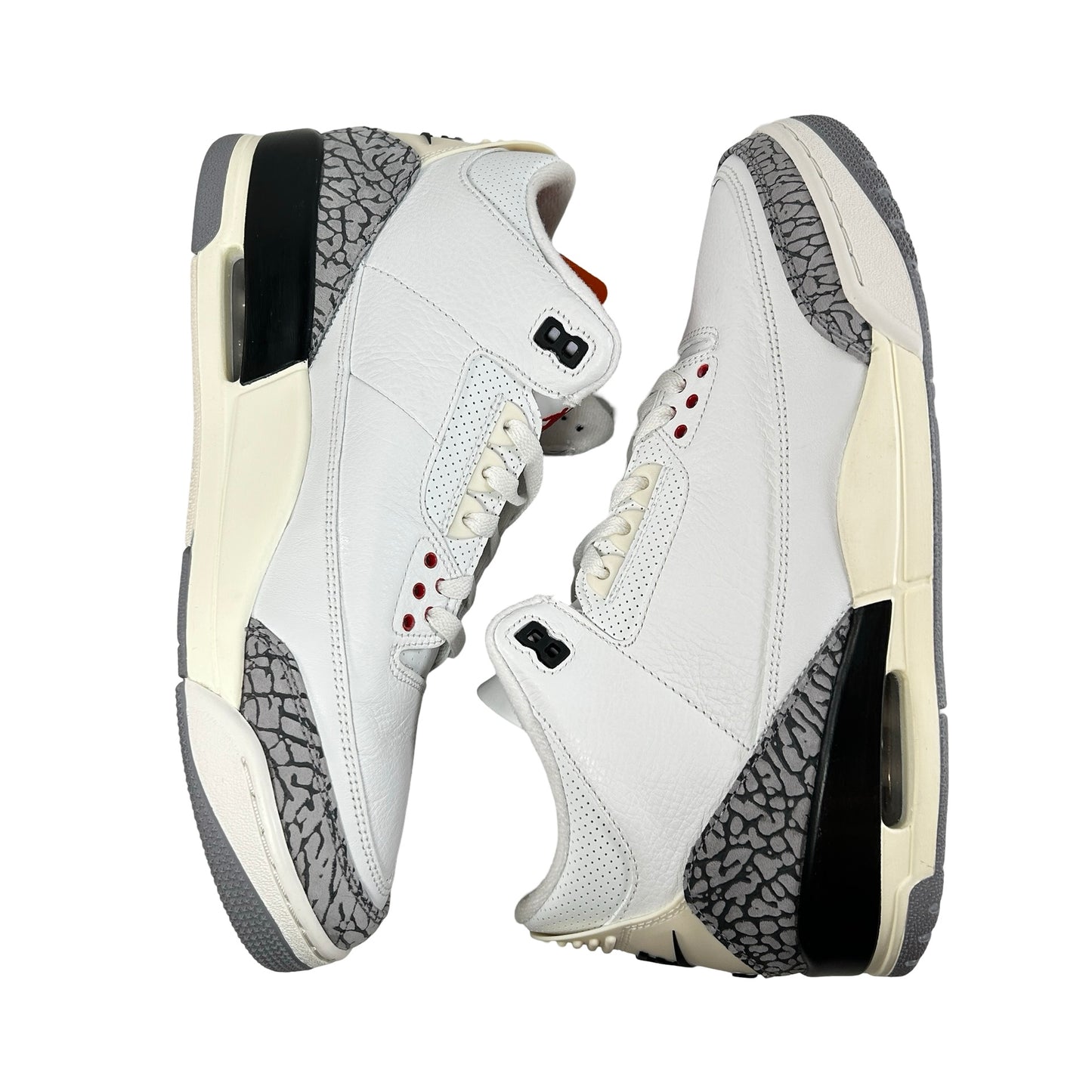 DN3707 100 Jordan 3 Retro White Cement Reimagined [CONDITIONAL] - 12 M (Missing Left Insole)