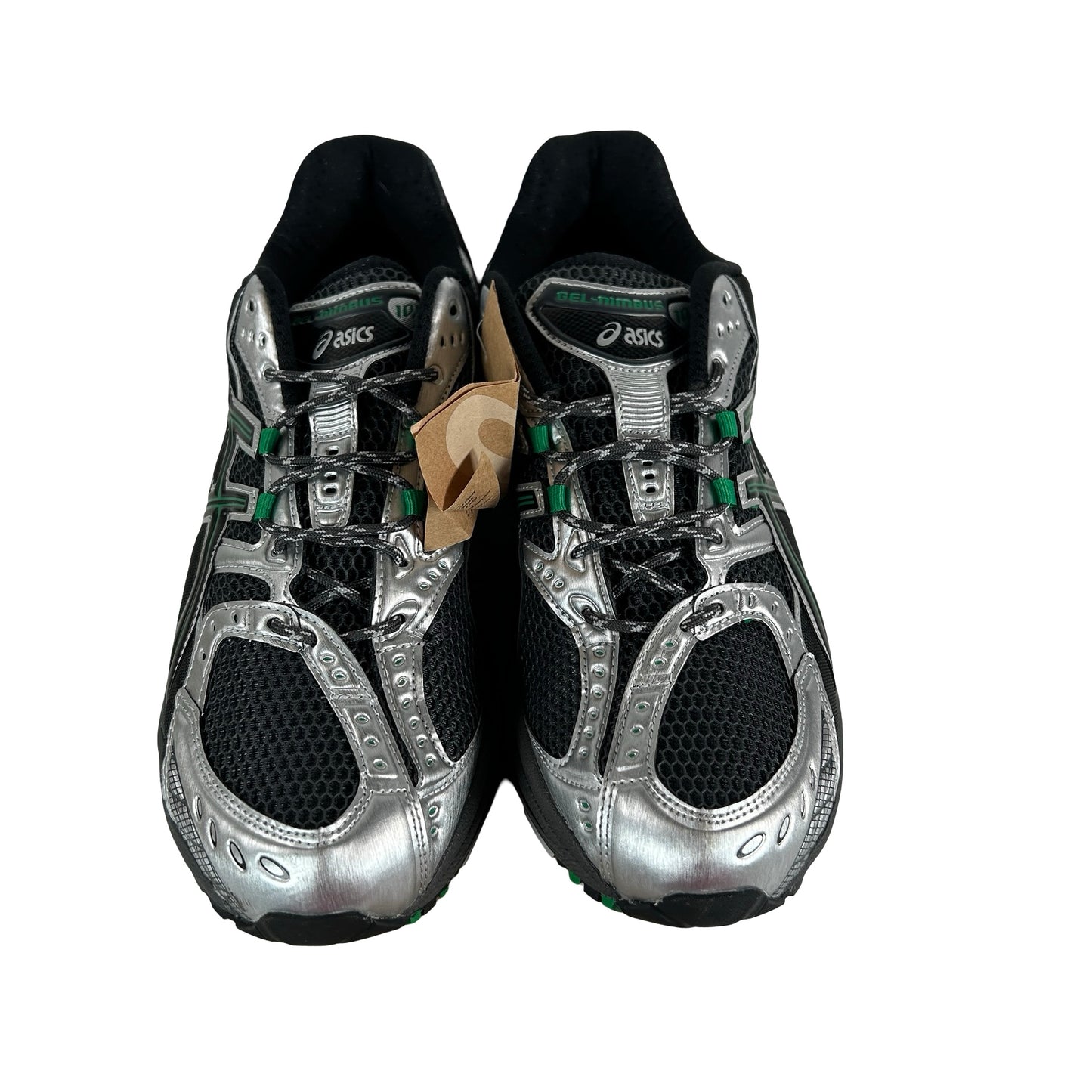 1203A543 022 ASICS Gel-Nimbus 10.1 Obsidian Grey Green Basil [USED] - 11.5 M (VNDS)