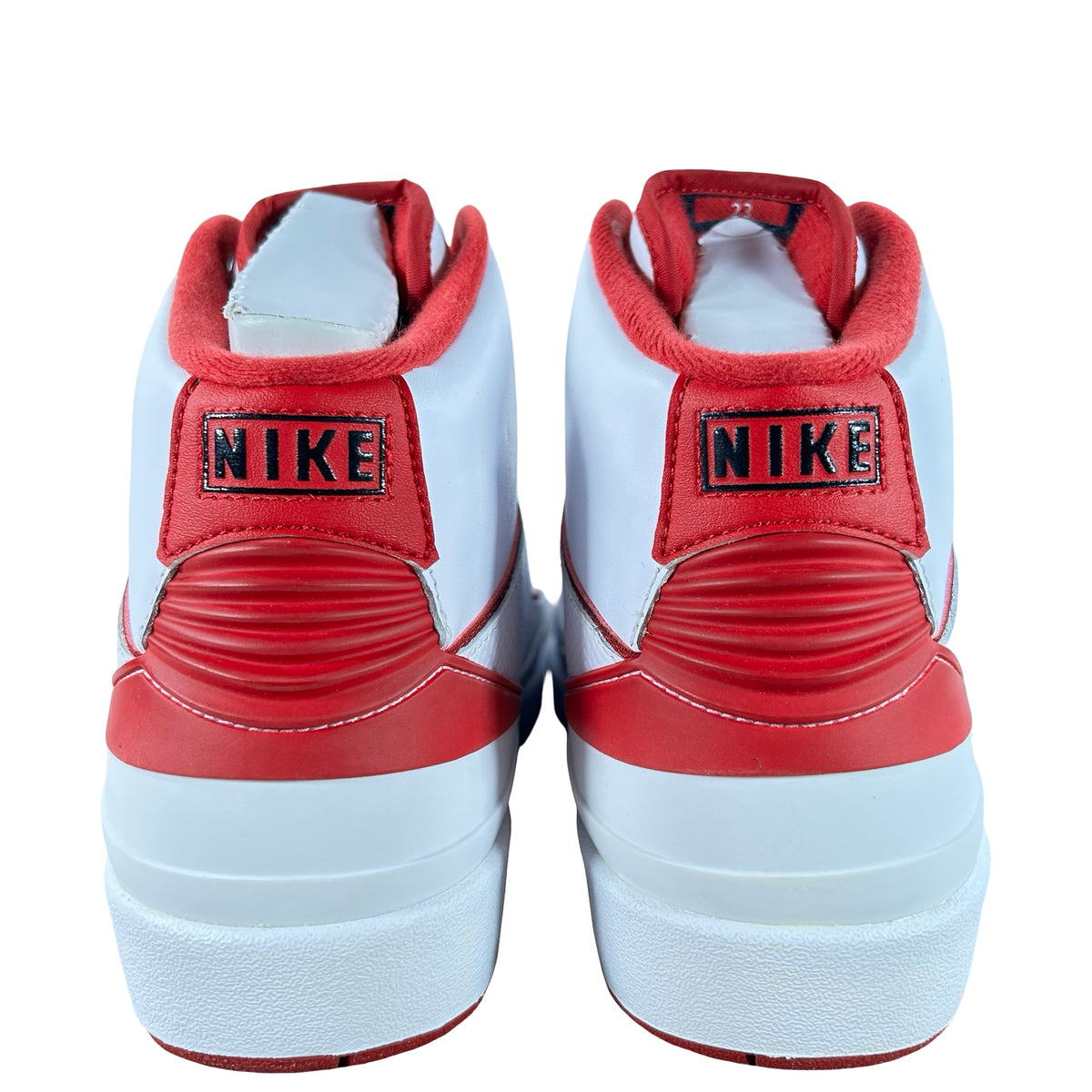 385475 102 Jordan 2 Retro White Red (2014) - 10 M (Yellowing)