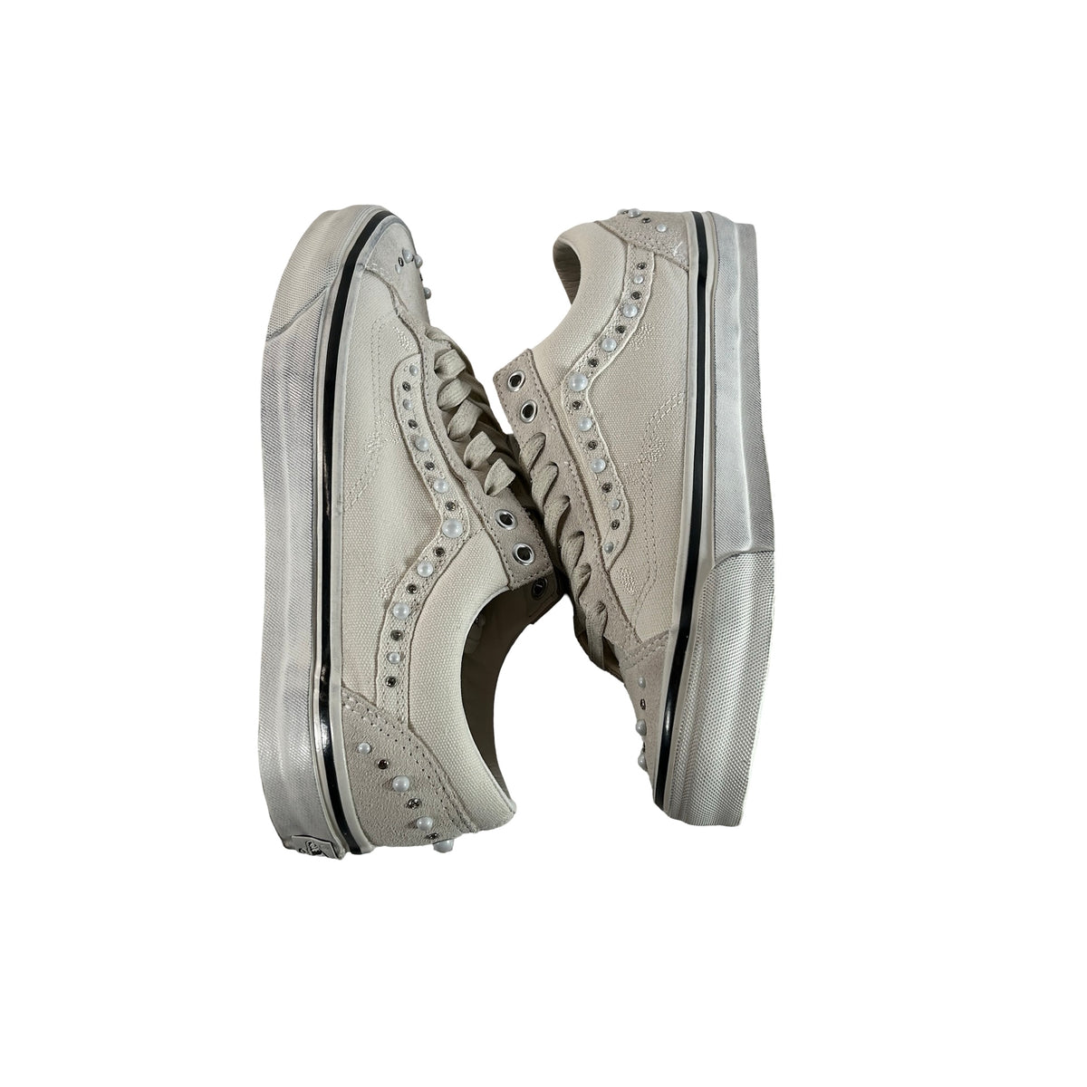 VN000ZB8CDA Vans LX Old Skool 36 Pearlized Pack Marshmallow White - 8.5 M (Used)