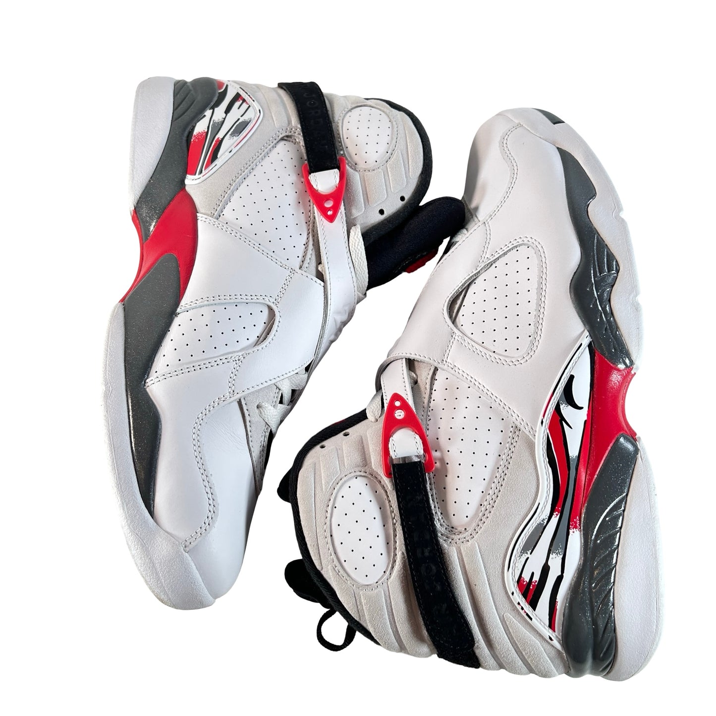 305381 100 Jordan 8 Retro White True Red (2025) [USED] - 11.5 M (Used)
