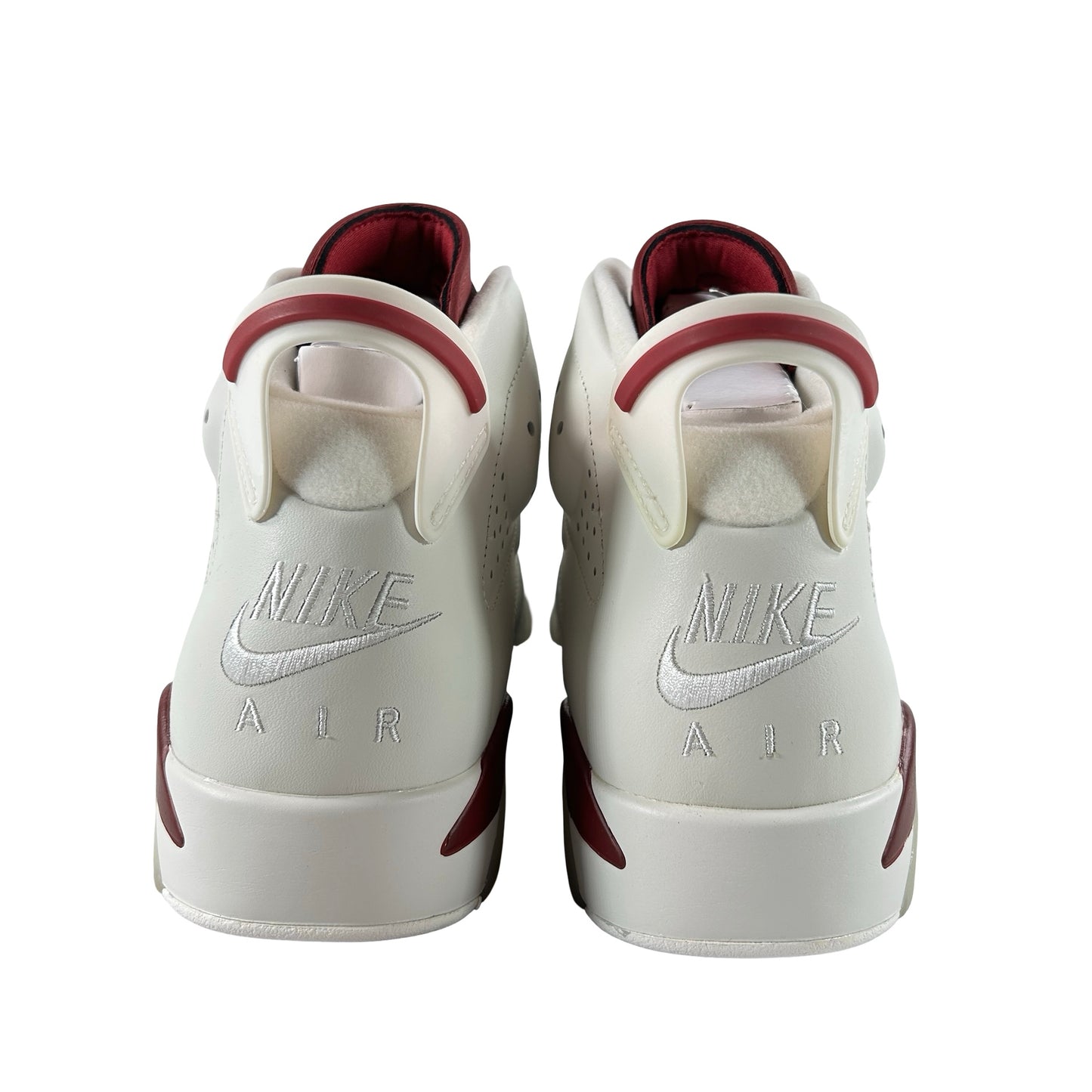 384664 116 Jordan 6 Maroon [CONDITIONAL] - 10.5 M (Yellowing)