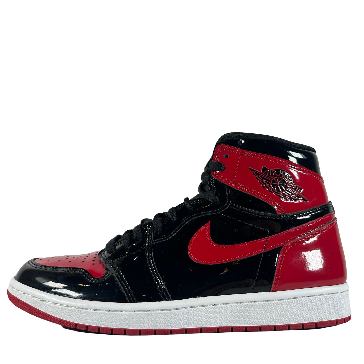 555088 063 Jordan 1 Retro High OG Patent Bred [USED] - 10 M (Used4)